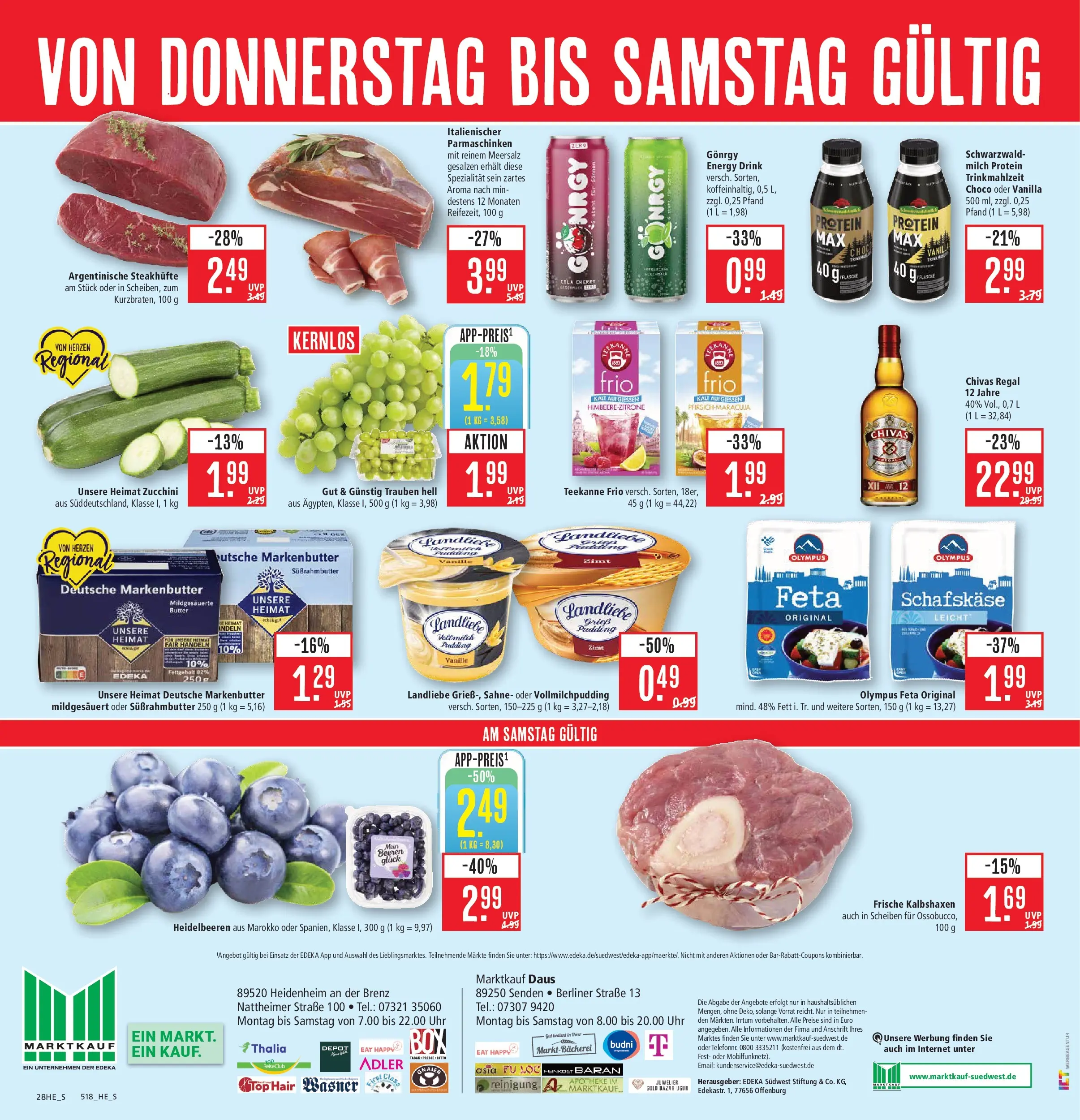 Marktkauf Prospekt Senden (ab 08.06.2026) » Angebote online | Seite: 36 | Produkte: Cola, Milch, Regal, Heidelbeeren