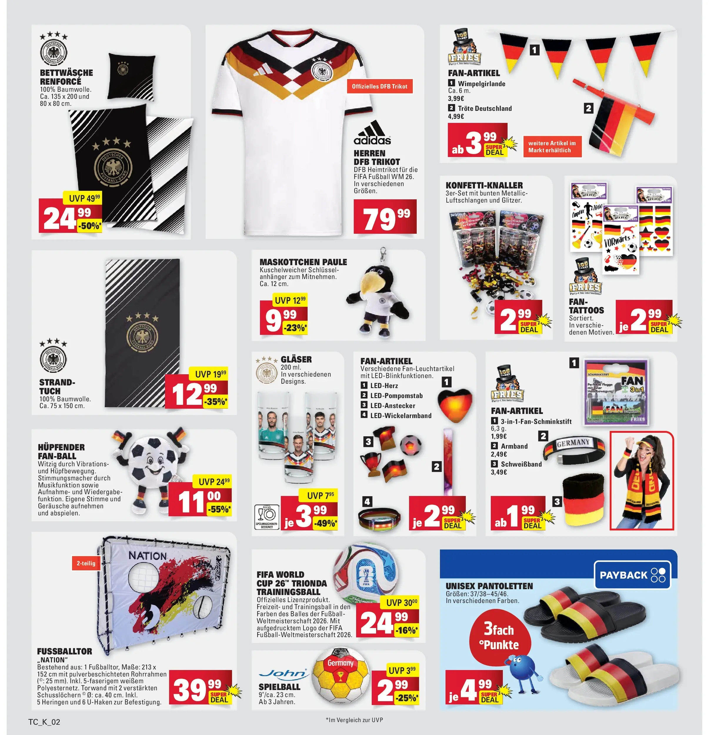 Marktkauf Prospekt Senden (ab 08.06.2026) » Angebote online | Seite: 38 | Produkte: Bettwäsche, Fußball