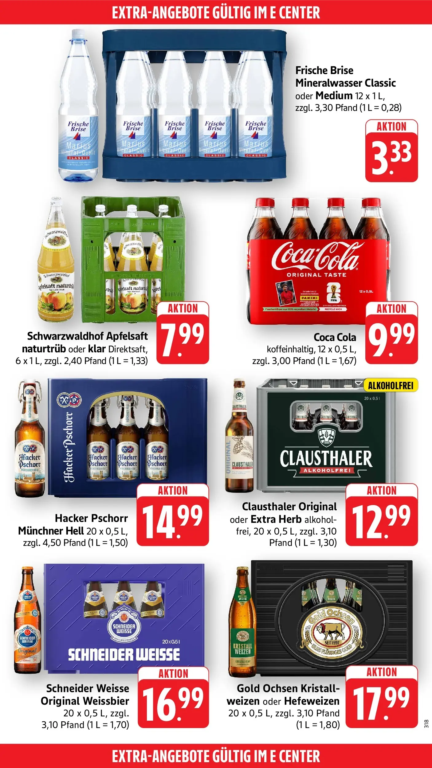 Edeka Prospekt Aalen (ab 08.06.2026) » Angebote Online | Seite: 52 | Produkte: Cola, Weißbier, Äpfel, Apfelsaft
