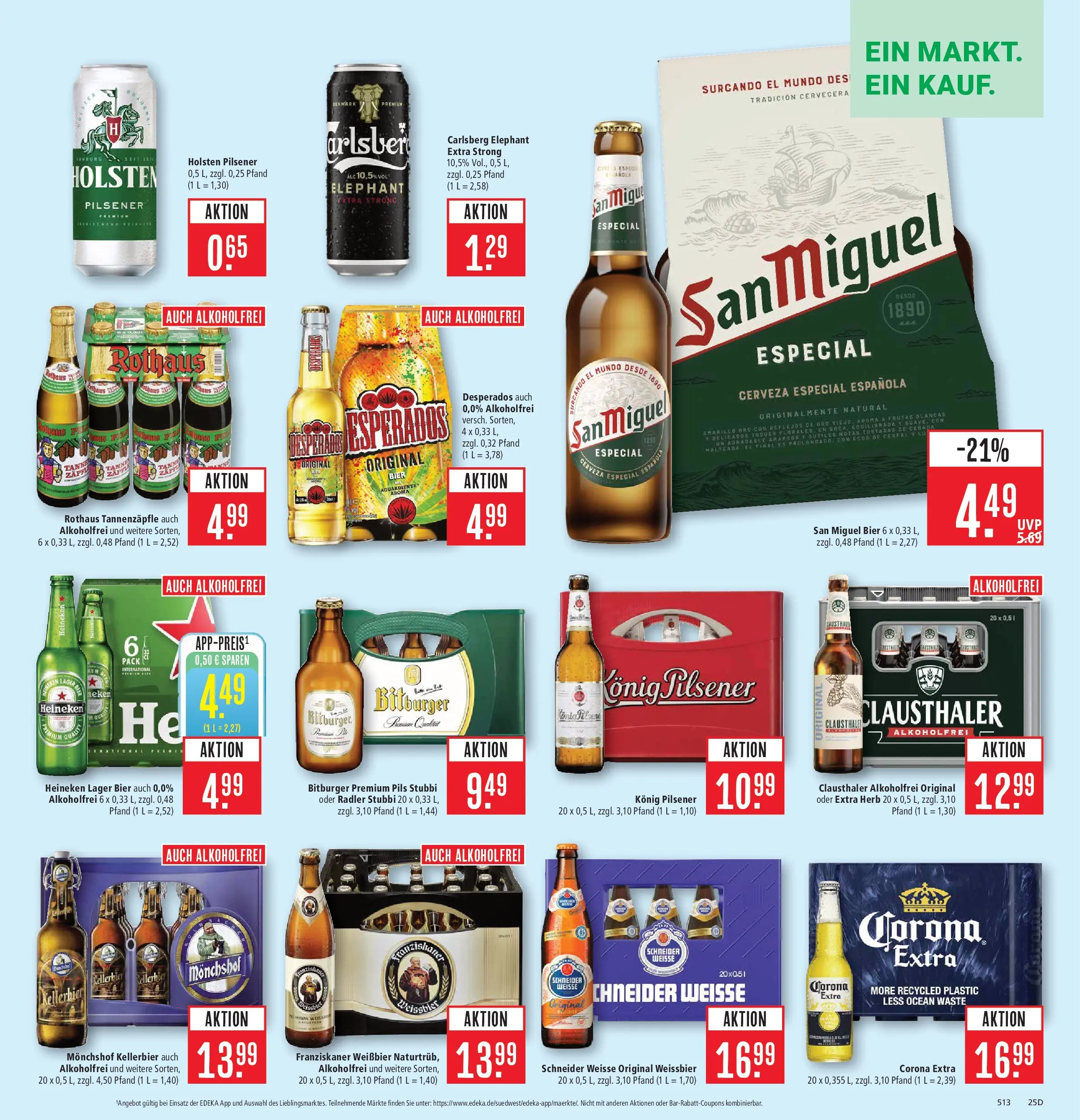 Marktkauf Prospekt Weil Am Rhein (ab 08.06.2026) » Angebote online | Seite: 33 | Produkte: Franziskaner, Konig pilsener, Carlsberg, Bier