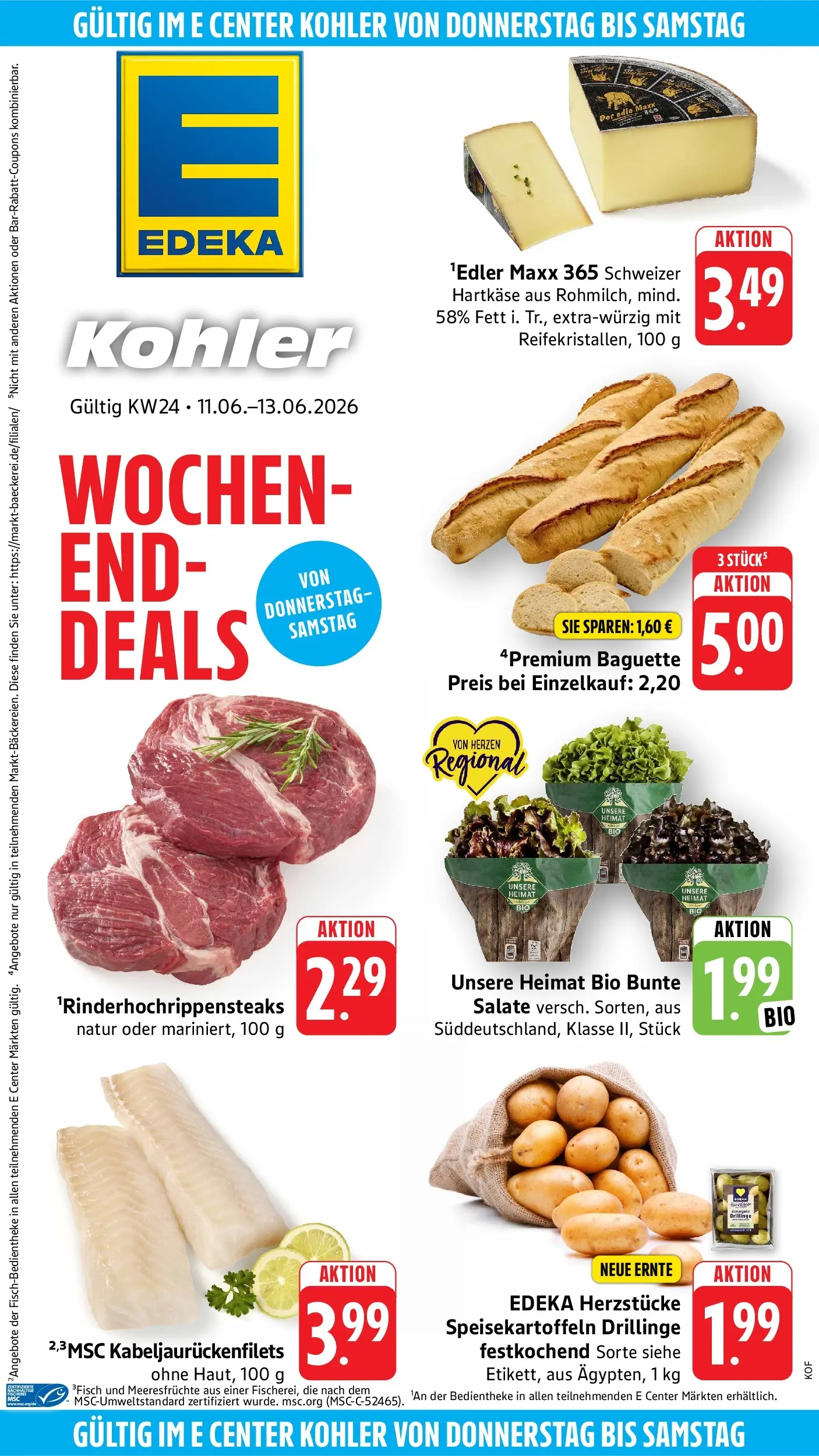 Edeka Prospekt Offenburg (ab 08.06.2026) ยป Angebote Online | Seite: 48 | Produkte: Baguette, Fisch, Meeresfrรผchte Edeka Prospekt Offenburg (ab 08.06.2026) ยป Angebote Online | Seite: 48 | Produkte: Baguette, Fisch, Meeresfrรผchte