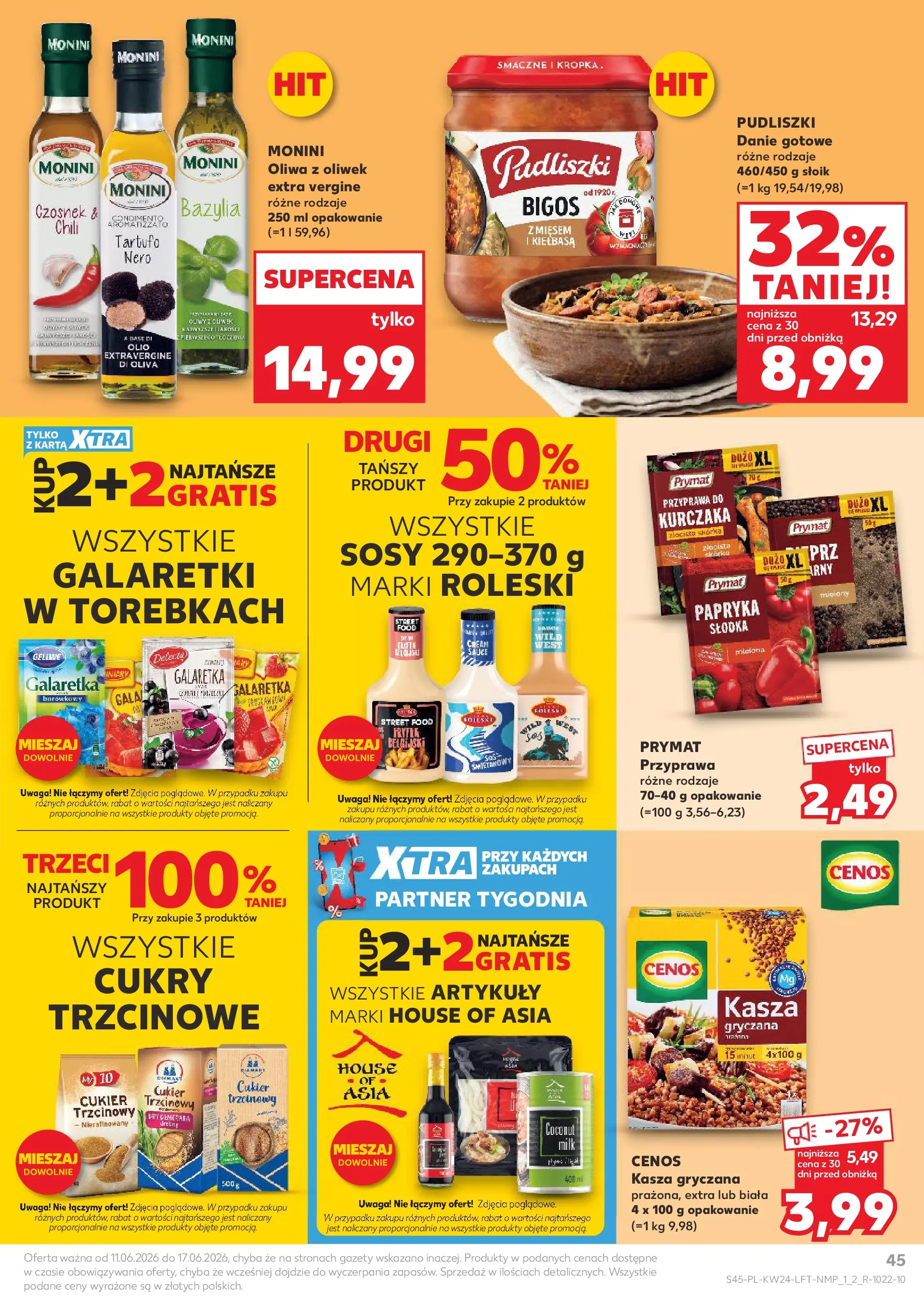 Kaufland gazetka od 11.06.2026 - od jutra PDF | Strona: 45 | Produkty: Czosnek, Galaretki, Kasza gryczana, Papryka
