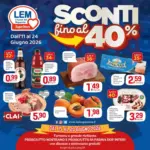 Lem Market Alimentari srl Sconti fino al 40% - al 24.06.2026