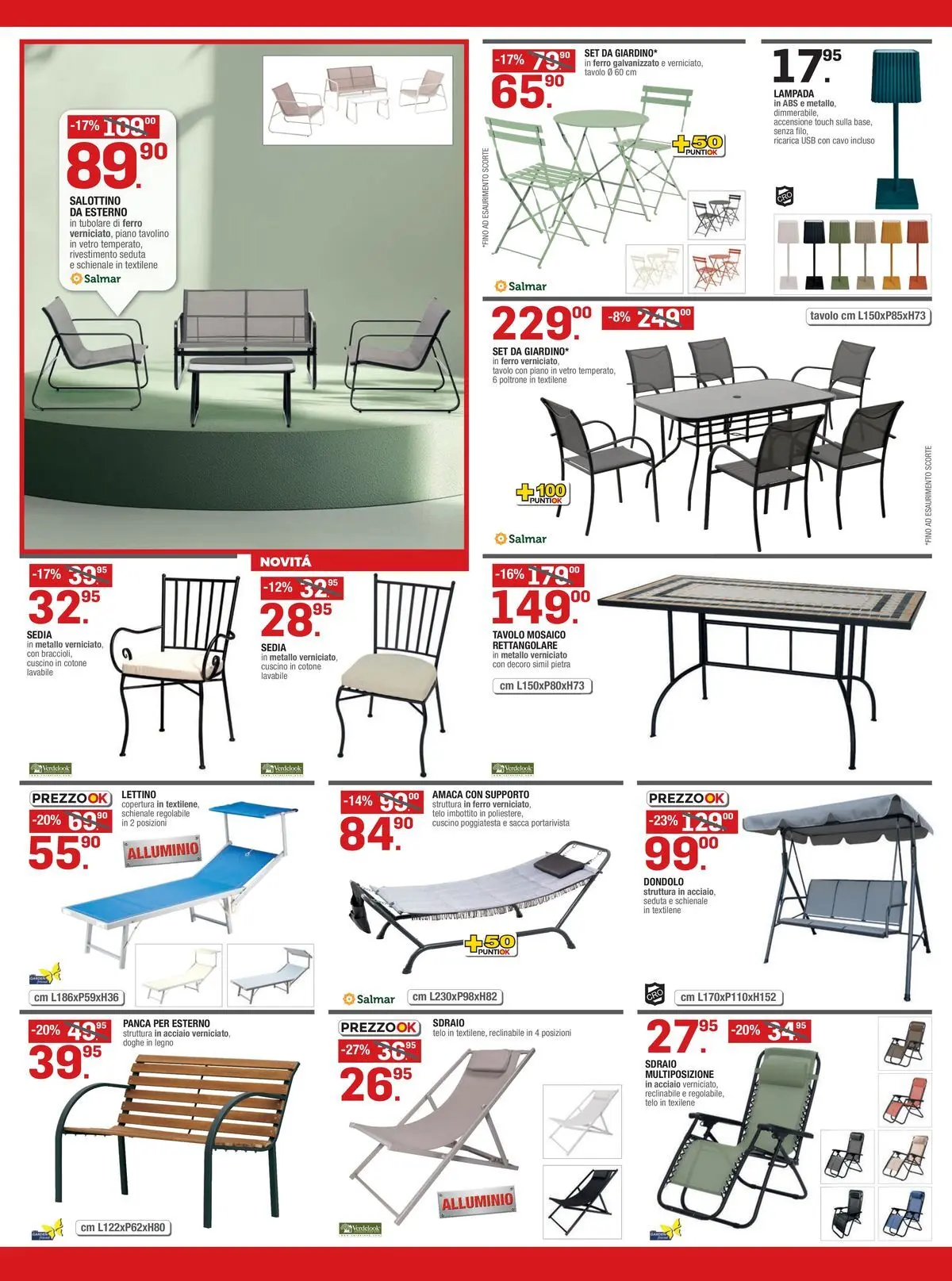 Nuovo Brico OK - LA GRANDE FRESCHEZZA dal 11/06/2026 > offerte anteprima 🛍️ | Pagina: 2 | Prodotti: Sdraio, Braccioli, Dondolo, Cuscino