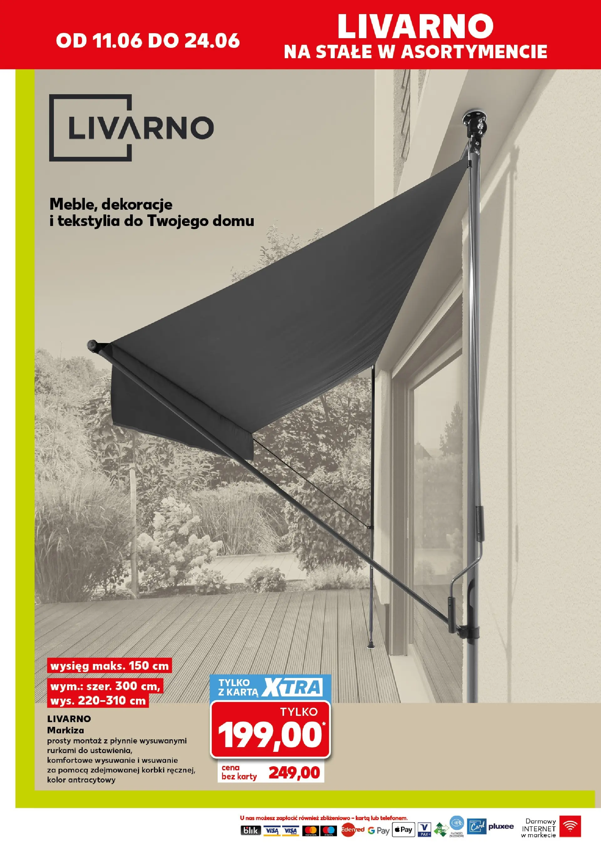 Kaufland gazetka - Non food od 11.06.2026 - od jutra PDF | Strona: 4 | Produkty: Karta, Tekstylia