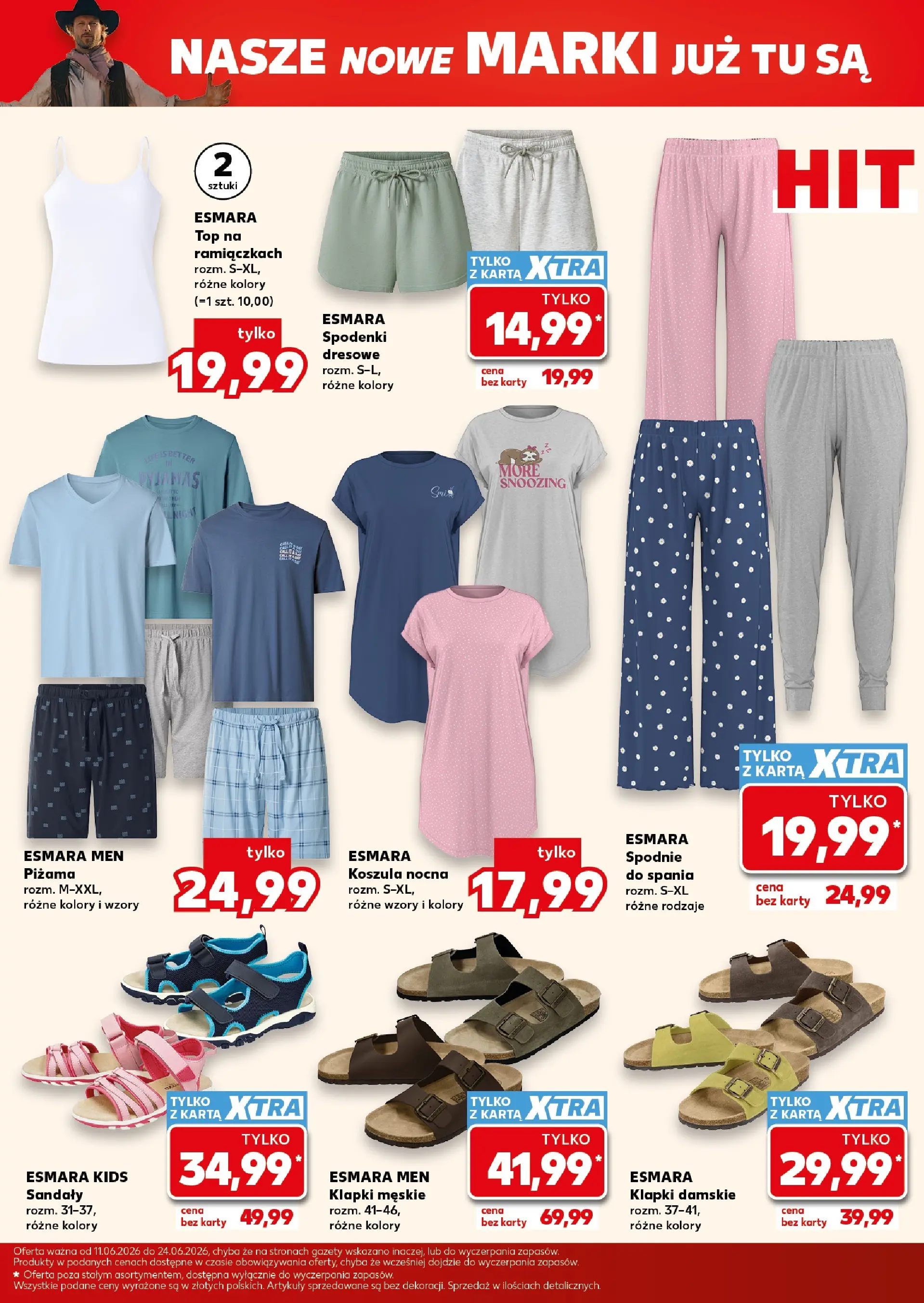 Kaufland gazetka - Non food od 11.06.2026 - od jutra PDF | Strona: 11 | Produkty: Koszula, Top, Piżama, Klapki damskie