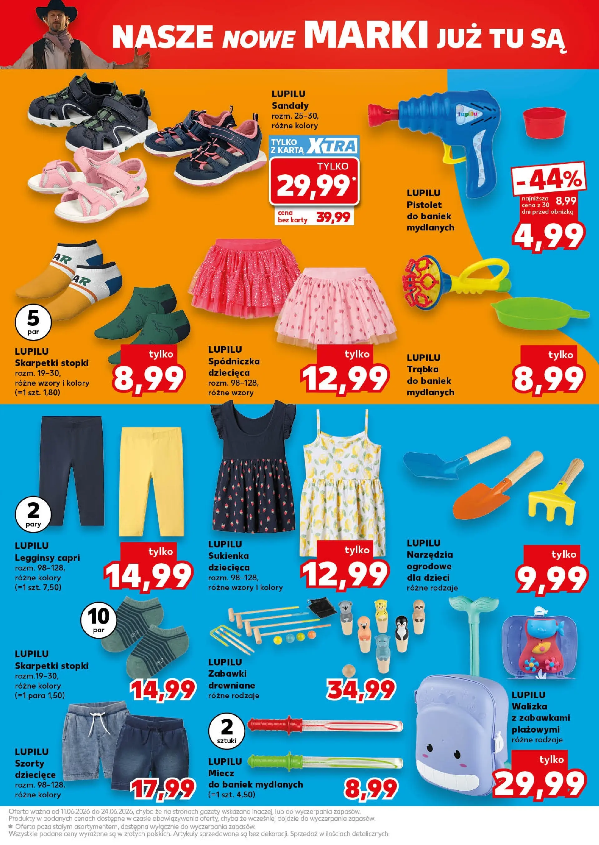 Kaufland gazetka - Non food od 11.06.2026 - od jutra PDF | Strona: 15 | Produkty: Szorty, Karta, Skarpetki, Walizka