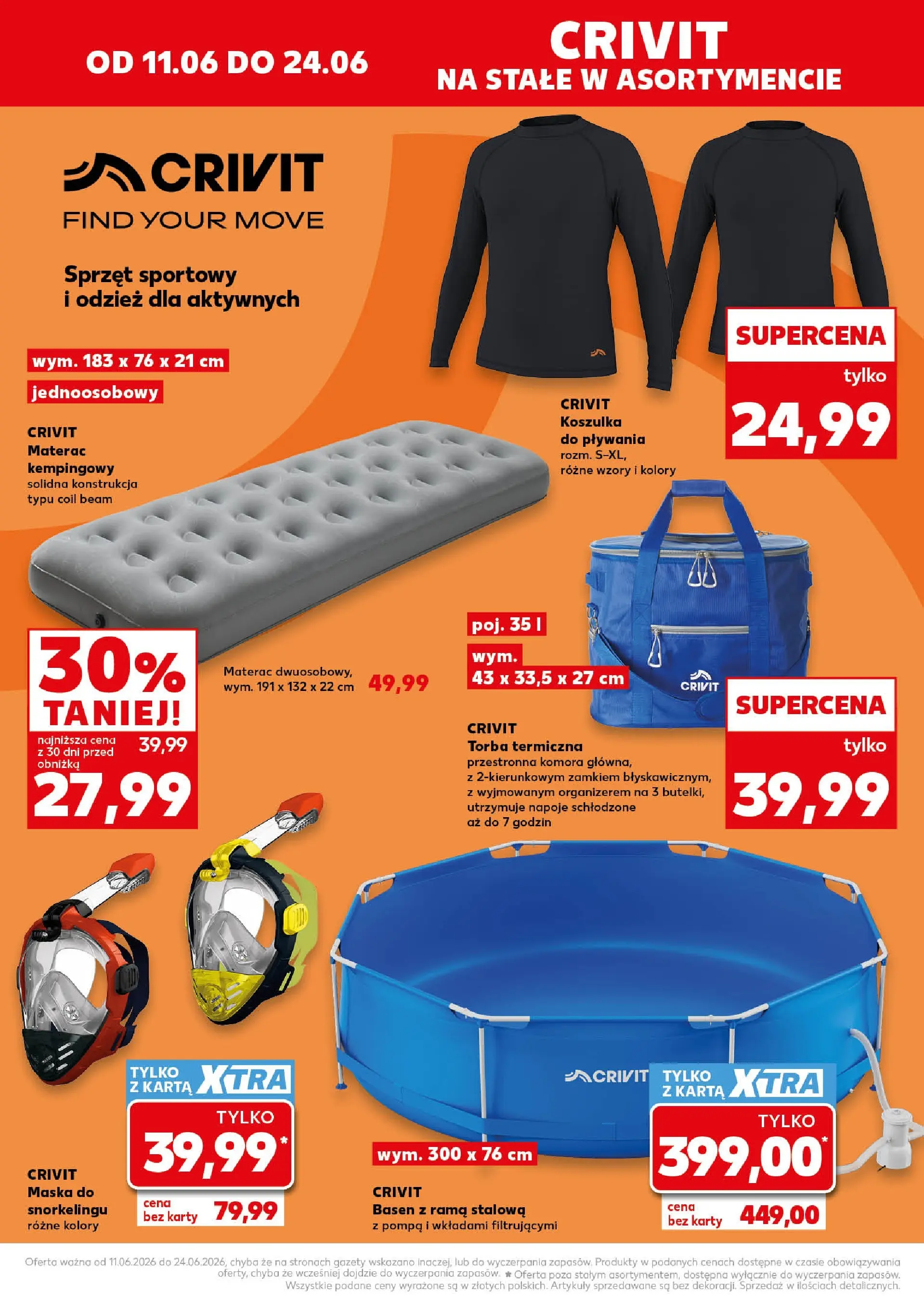 Kaufland gazetka - Non food od 11.06.2026 - od jutra PDF | Strona: 18 | Produkty: Karta, Napoje, Materac, Torba termiczna