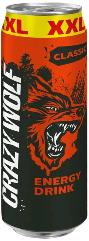 CRAZY WOLF Енергийна напитка класик