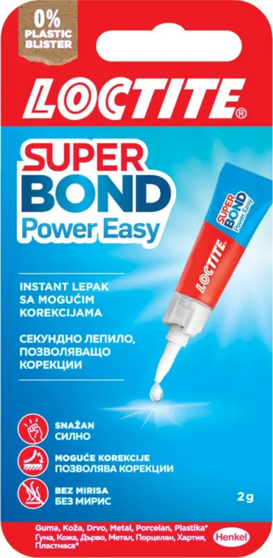 LOCTITE SUPER BOND Секундно лепило Power Easy