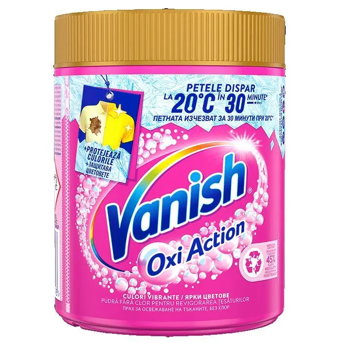 Vanish OXI препарат против петна за цветни и бели тъкани