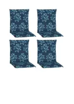 m&ouml;max Dornbirn - Ihr Trendm&ouml;belhaus in Dornbirn Niedriglehner Auflagen Bunde 4er- Set ca. 100x50 cm Blau