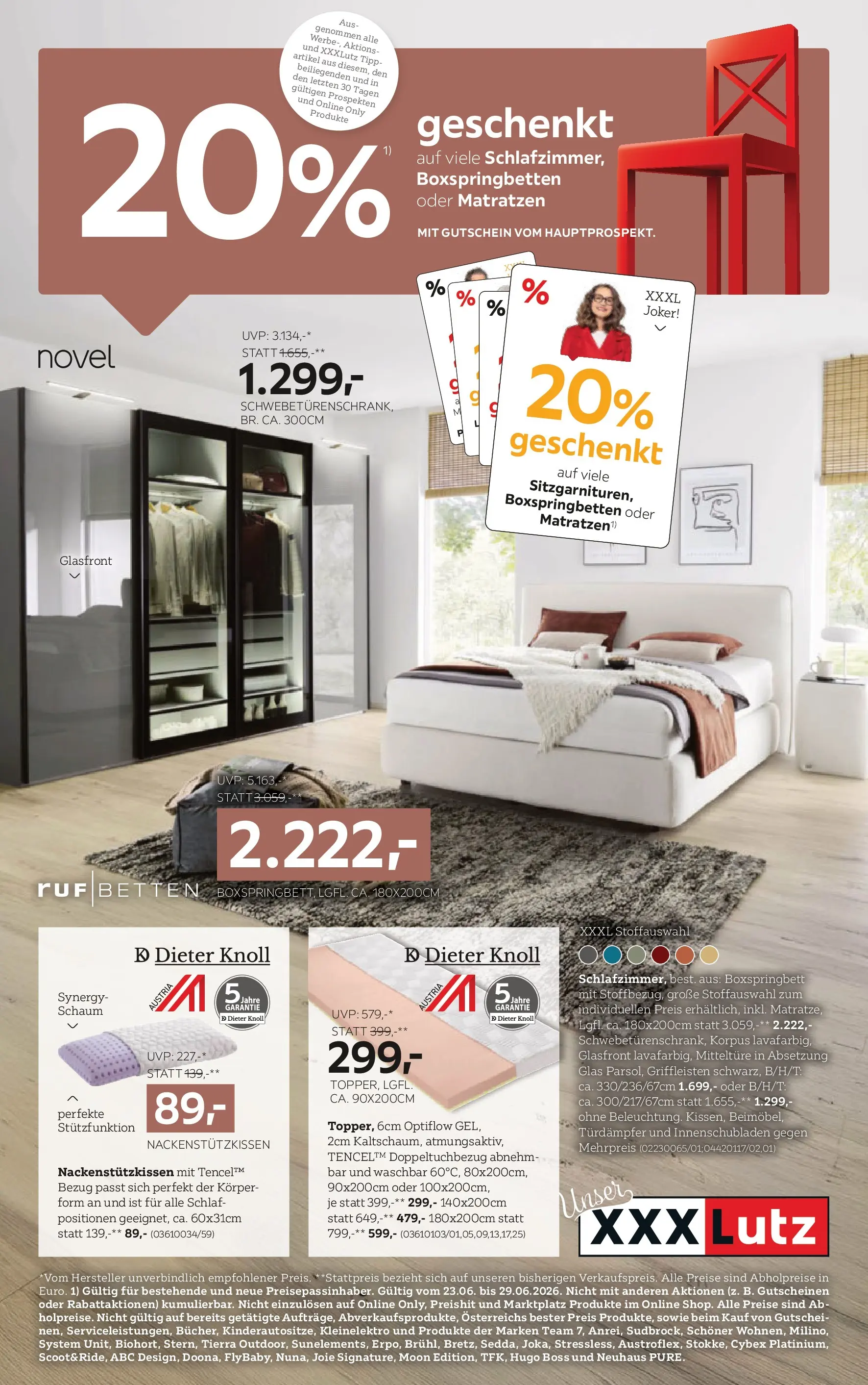 XXXLutz - Schlafzimmer von 22.06.2026 - Aktuelle Angebote | Seite: 1