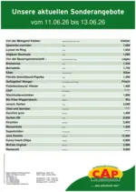 CAP-Markt Gro&szlig;e Auswahl an Angeboten - bis 13.06.2026
