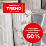 Koberce Trend Velk&yacute; v&yacute;běr kusov&yacute;ch koberců se slevou až 50% &ndash; do 30.06.2026