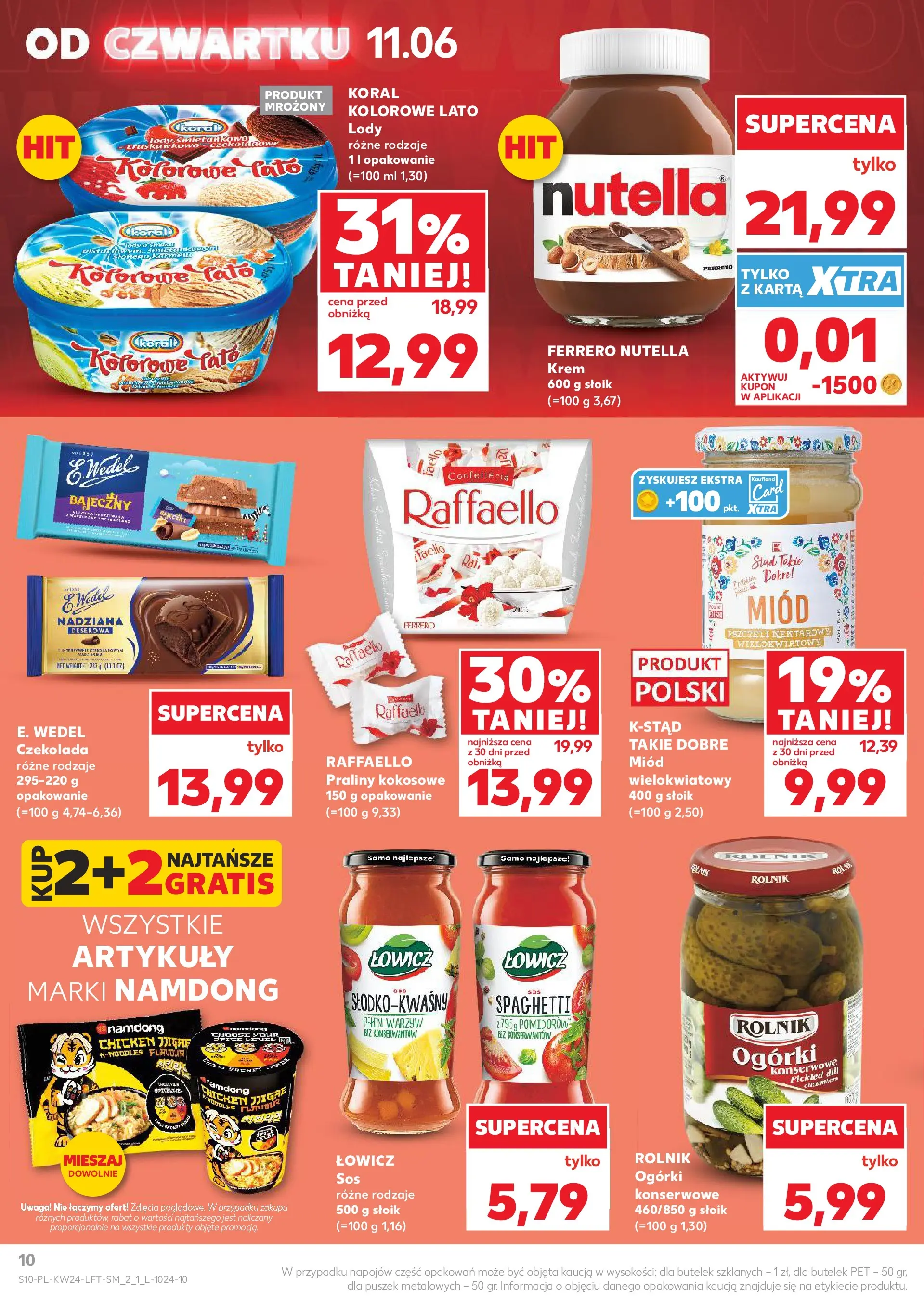 Kaufland gazetka od 11.06.2026 - od jutra PDF | Strona: 10 | Produkty: Karta, Warzywa na patelnie, Patelnie, Warzywa
