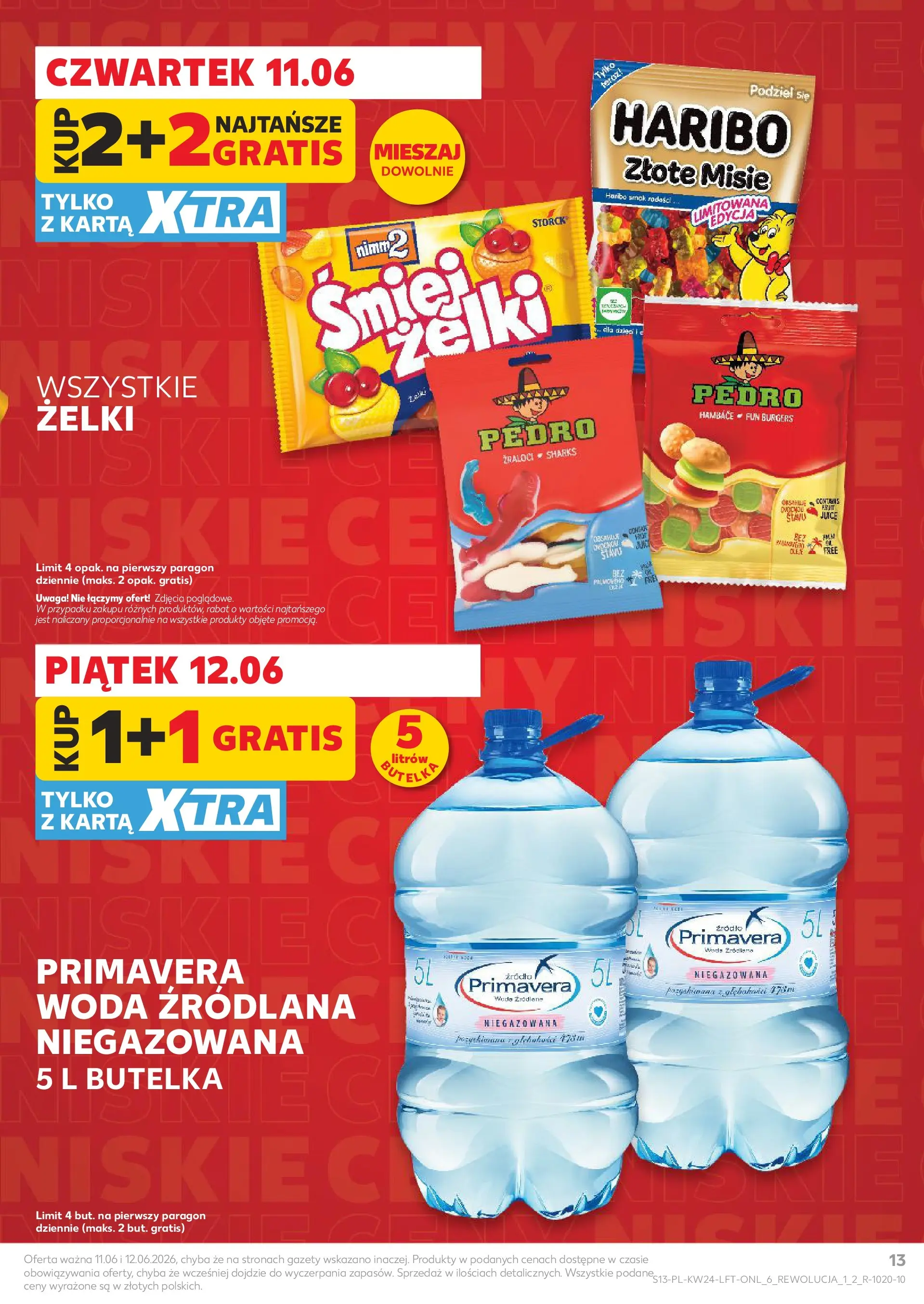Kaufland gazetka od 11.06.2026 - od jutra PDF | Strona: 13 | Produkty: Sok jabłkowy, Sok, Lody