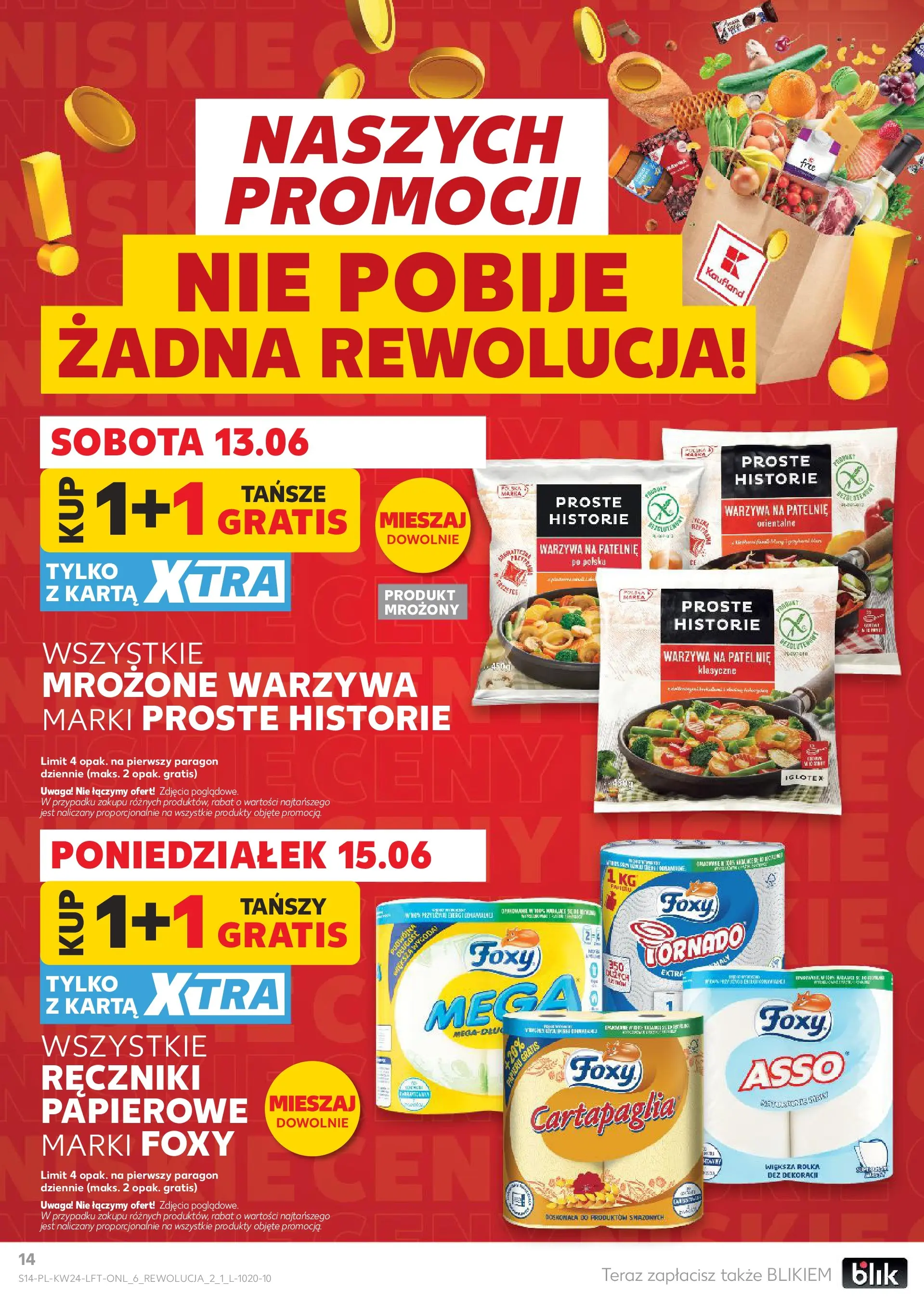 Kaufland gazetka od 11.06.2026 - od jutra PDF | Strona: 14 | Produkty: Pepsi, Kinder Bueno, Boczniaki, Baton