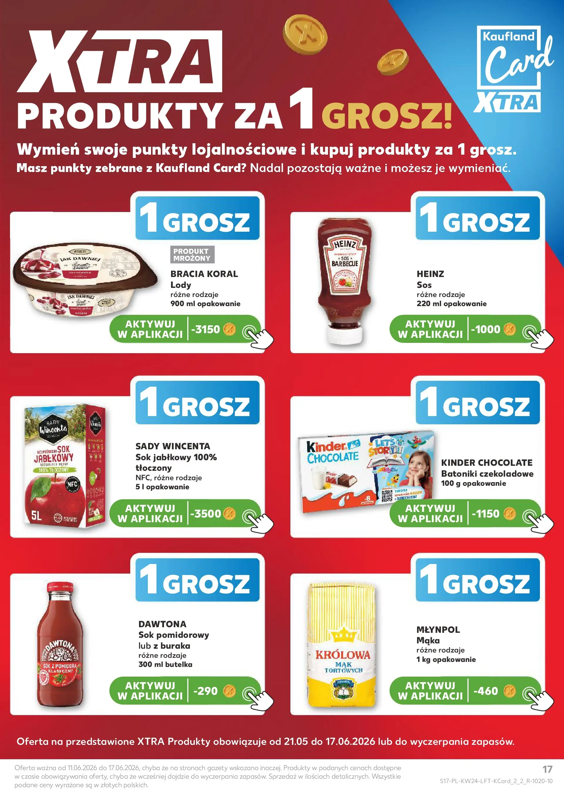 Kaufland gazetka od 11.06.2026 - od jutra PDF | Strona: 17 | Produkty: Karta, Makarony, Makaron, Jaja