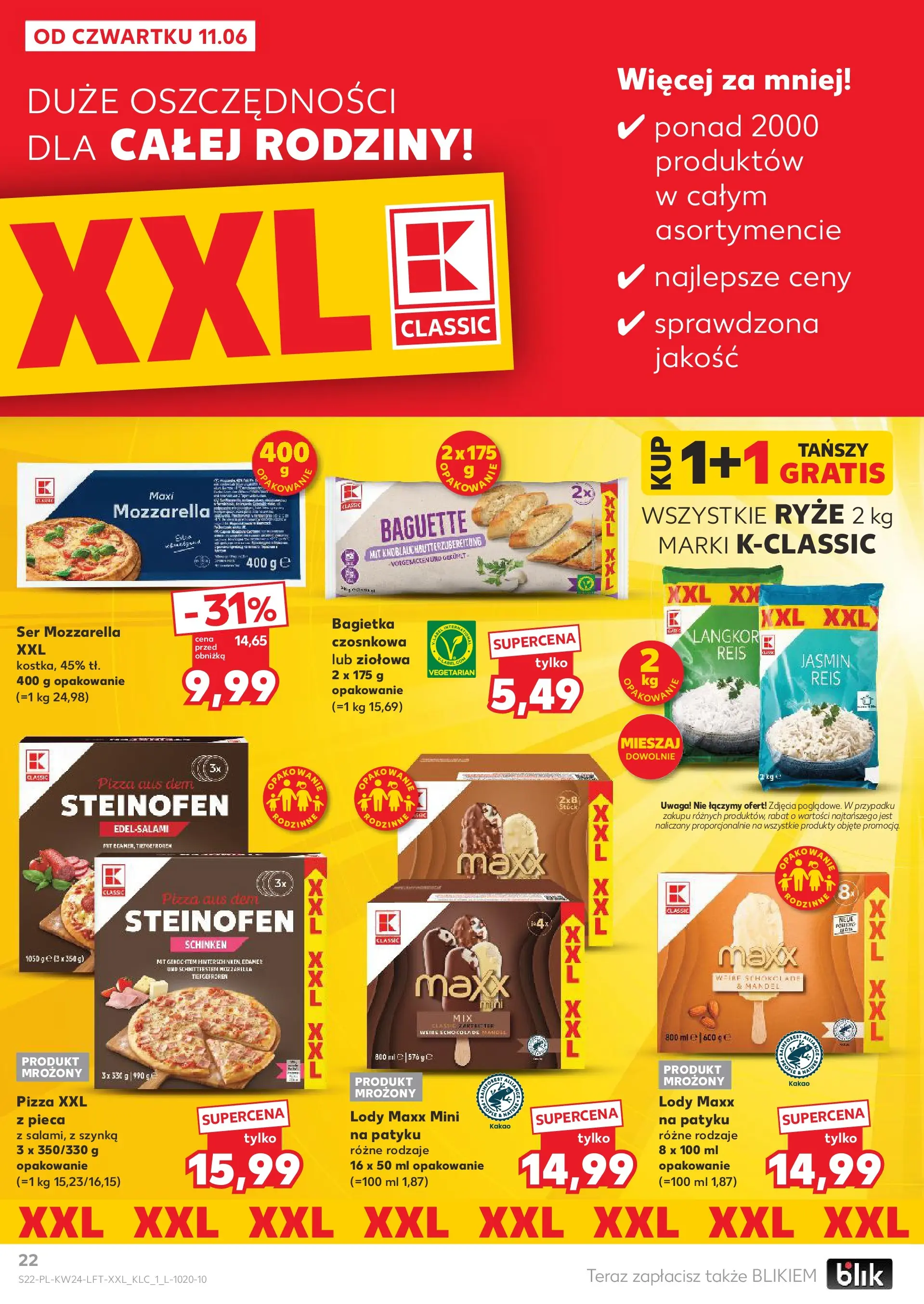 Kaufland gazetka od 11.06.2026 - od jutra PDF | Strona: 22 | Produkty: Imbir, Morele, Pomidory, Owoce