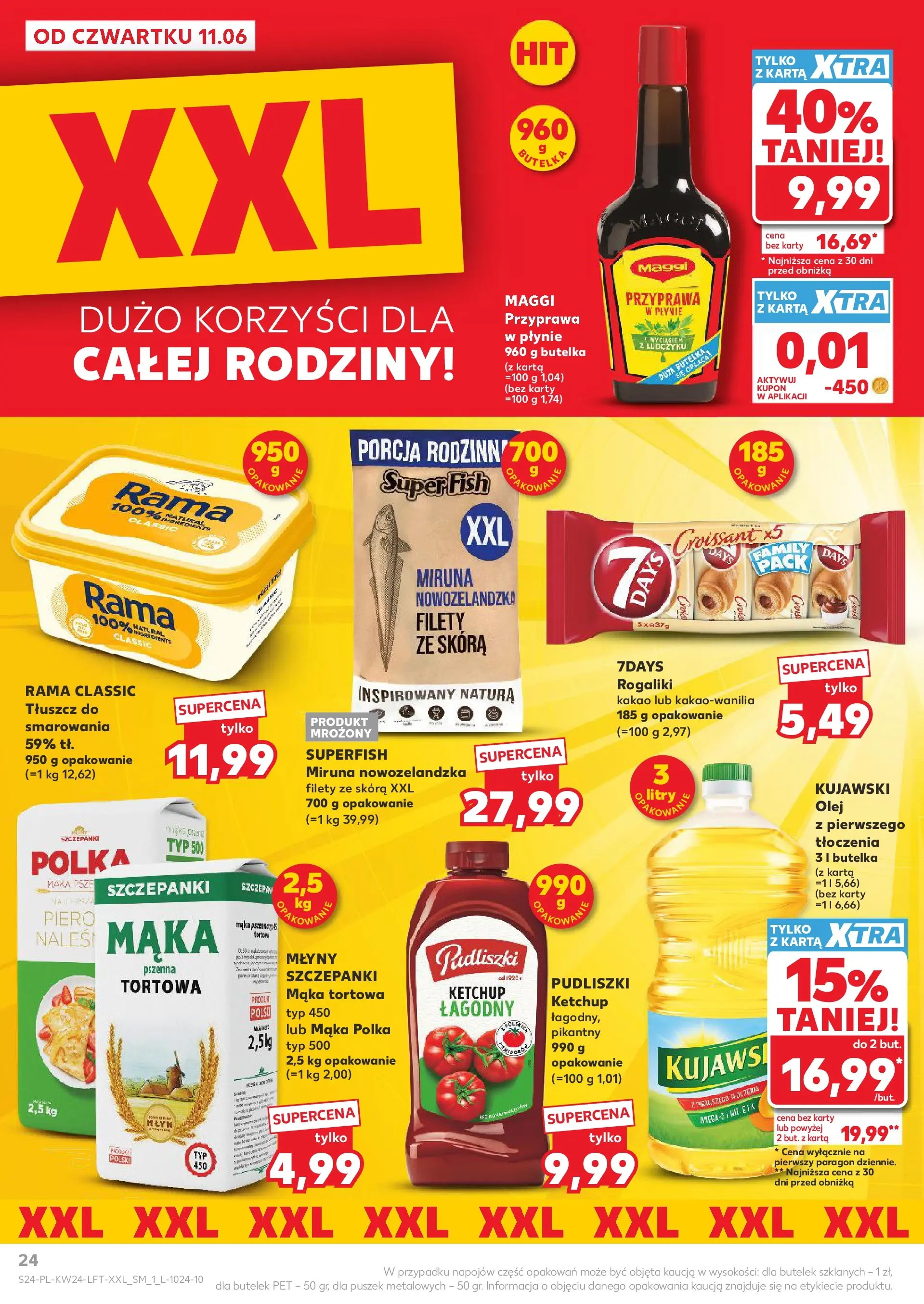 Kaufland gazetka od 11.06.2026 - od jutra PDF | Strona: 24 | Produkty: Pietruszka, Koperek, Warzywa, Owoce