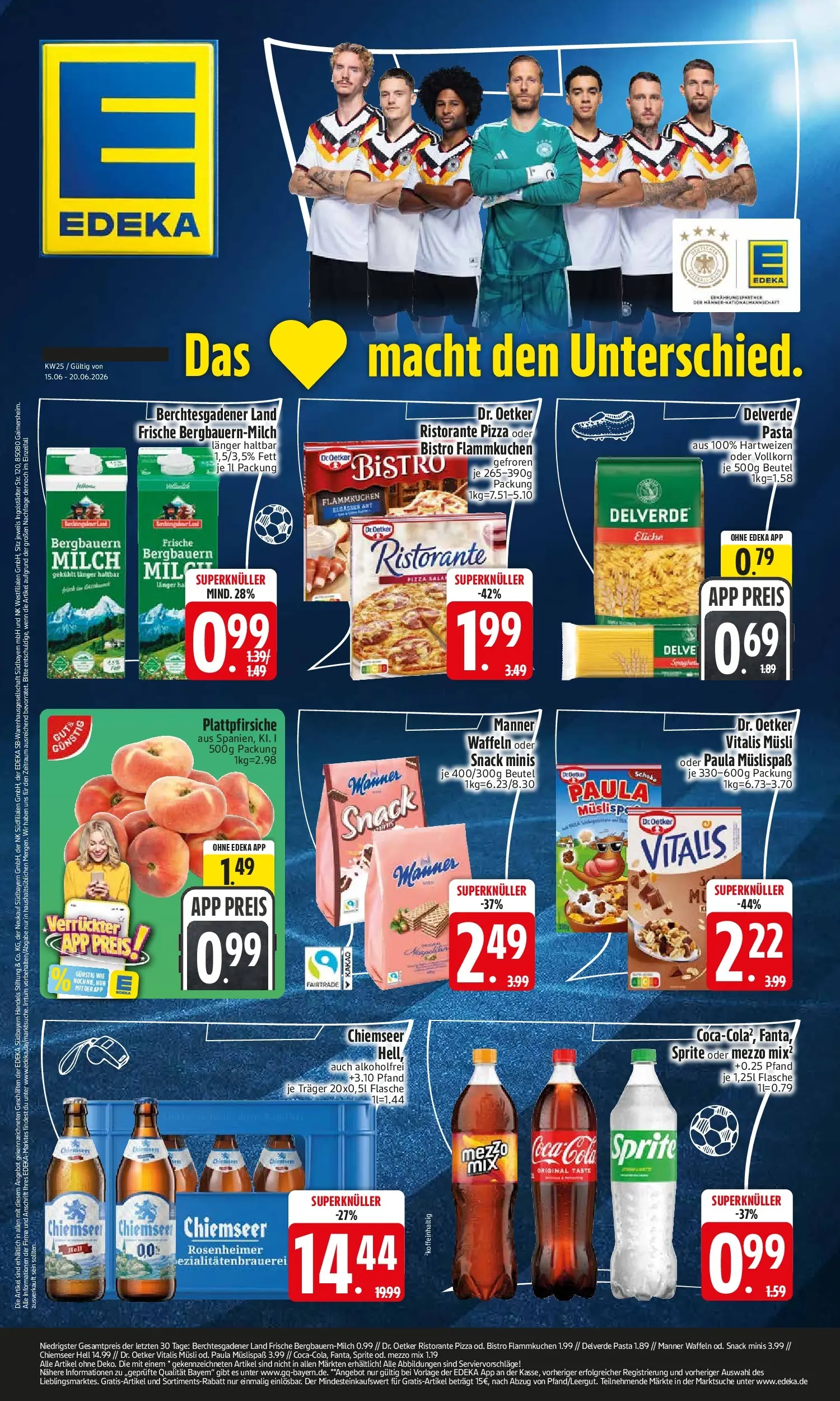 Edeka prospekt Murnau (ab 14.06.2026) » Angebote Online | Seite: 1 | Produkte: Musli, Mezzo mix, Sprite, Pasta
