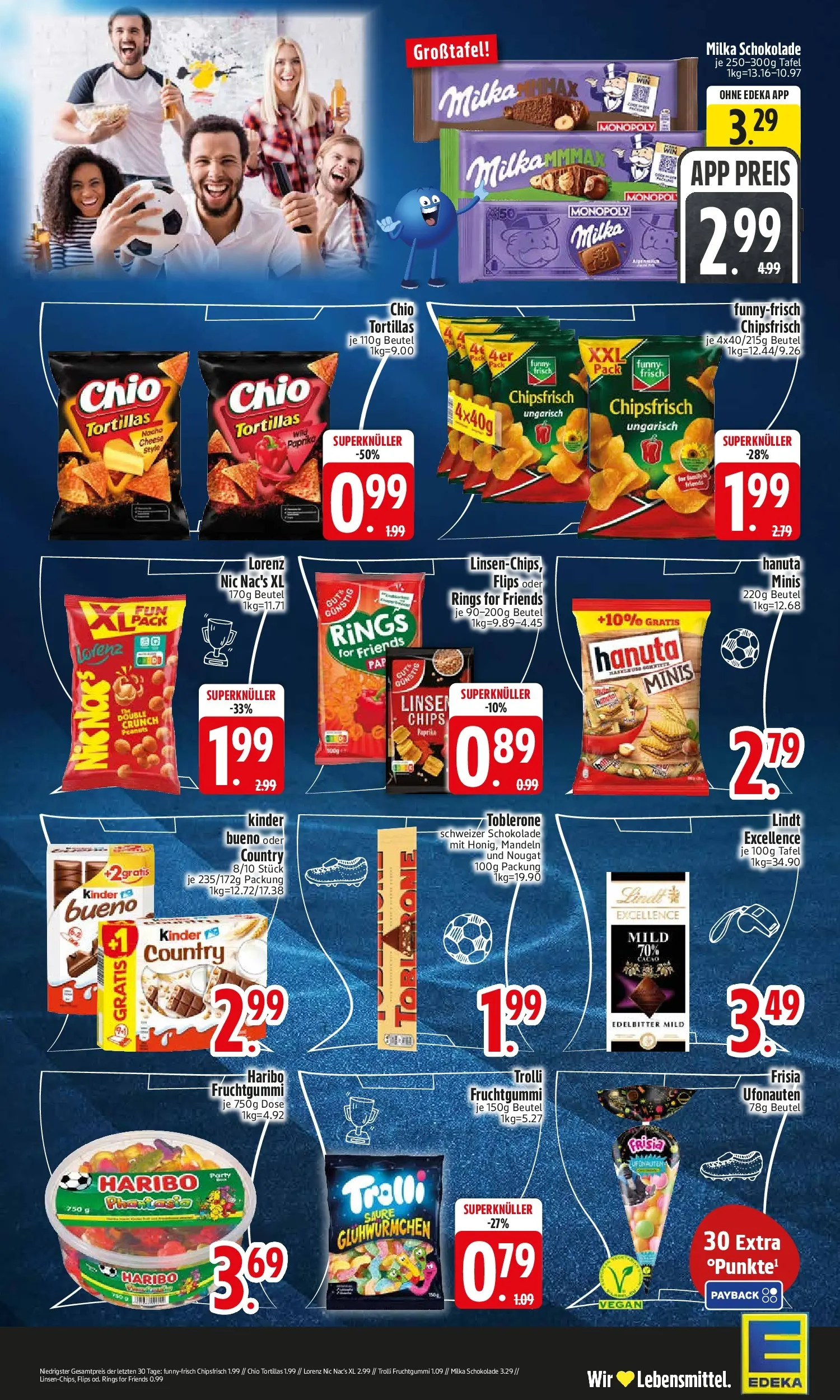 Edeka prospekt Murnau (ab 14.06.2026) » Angebote Online | Seite: 2 | Produkte: Schokolade, Milka schokolade, Kinder bueno, Chio tortillas