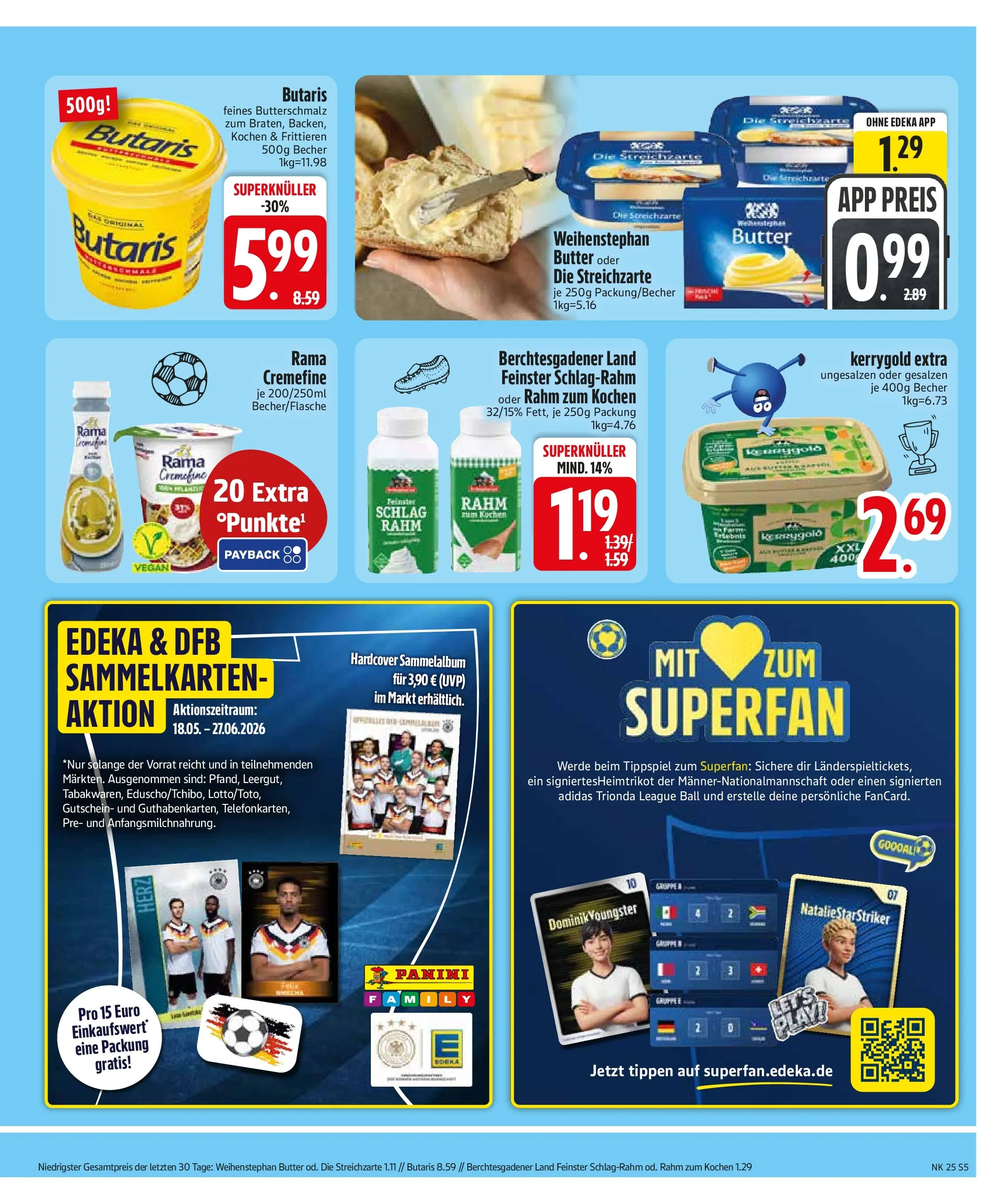 Edeka prospekt Murnau (ab 14.06.2026) » Angebote Online | Seite: 7 | Produkte: Rama, Butter, Rama cremefine, Weihenstephan butter
