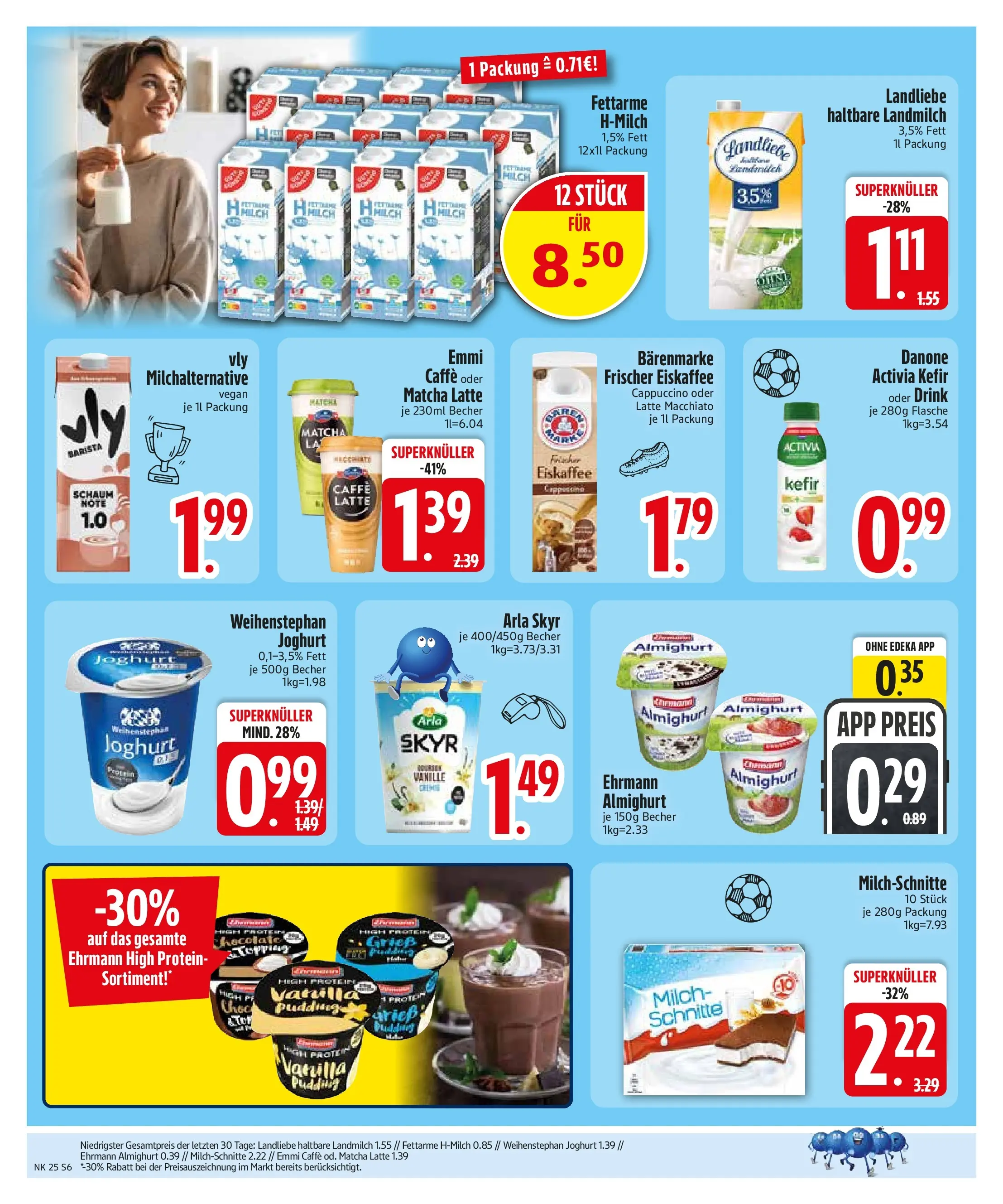 Edeka prospekt Murnau (ab 14.06.2026) » Angebote Online | Seite: 8 | Produkte: Kefir, Danone activia, Pudding, Skyr