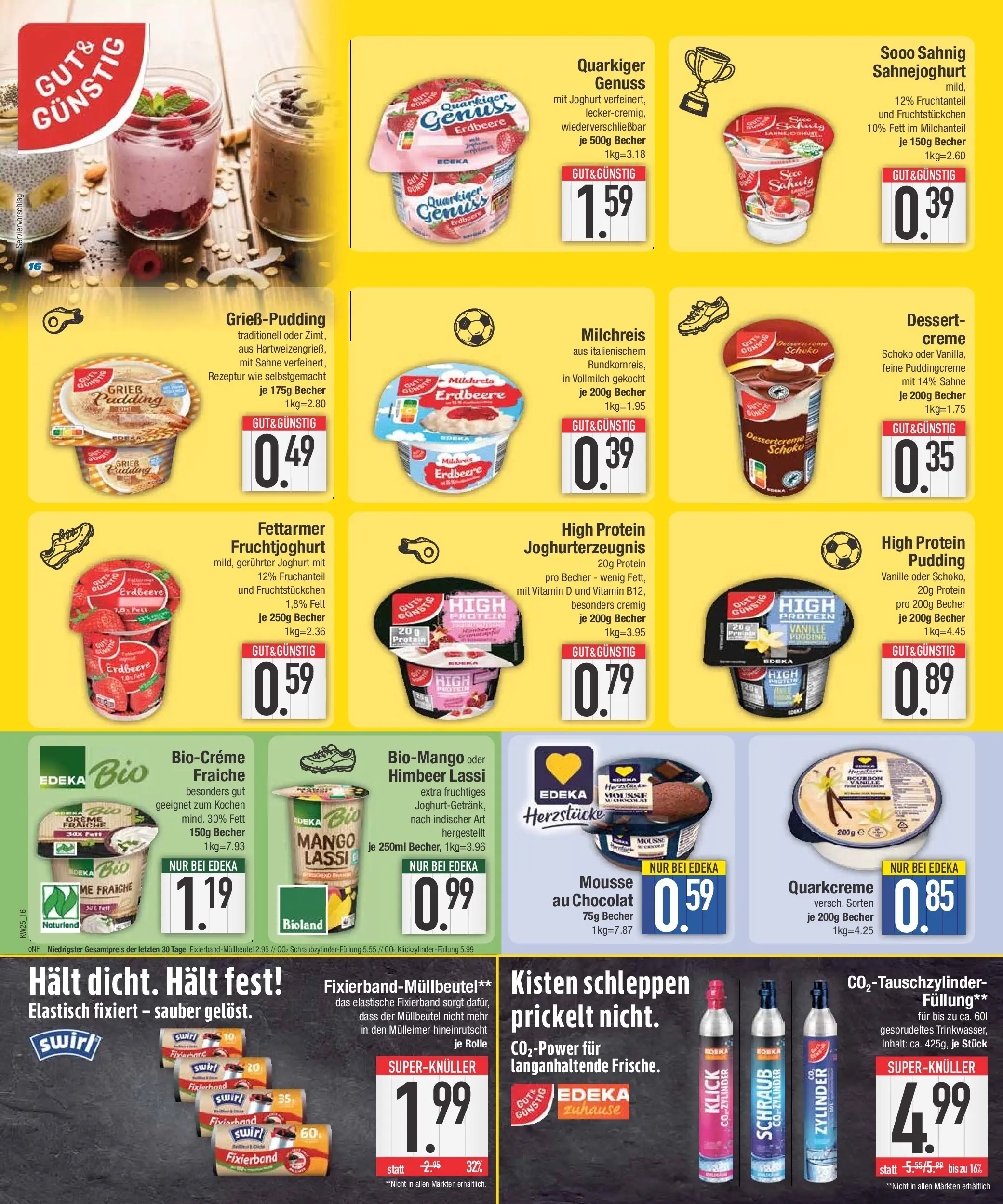E center Prospekt Ingolstadt (ab 14.06.2026) zum Blättern | Seite: 16 | Produkte: Joghurt, Fruchtjoghurt, Pudding, Mango