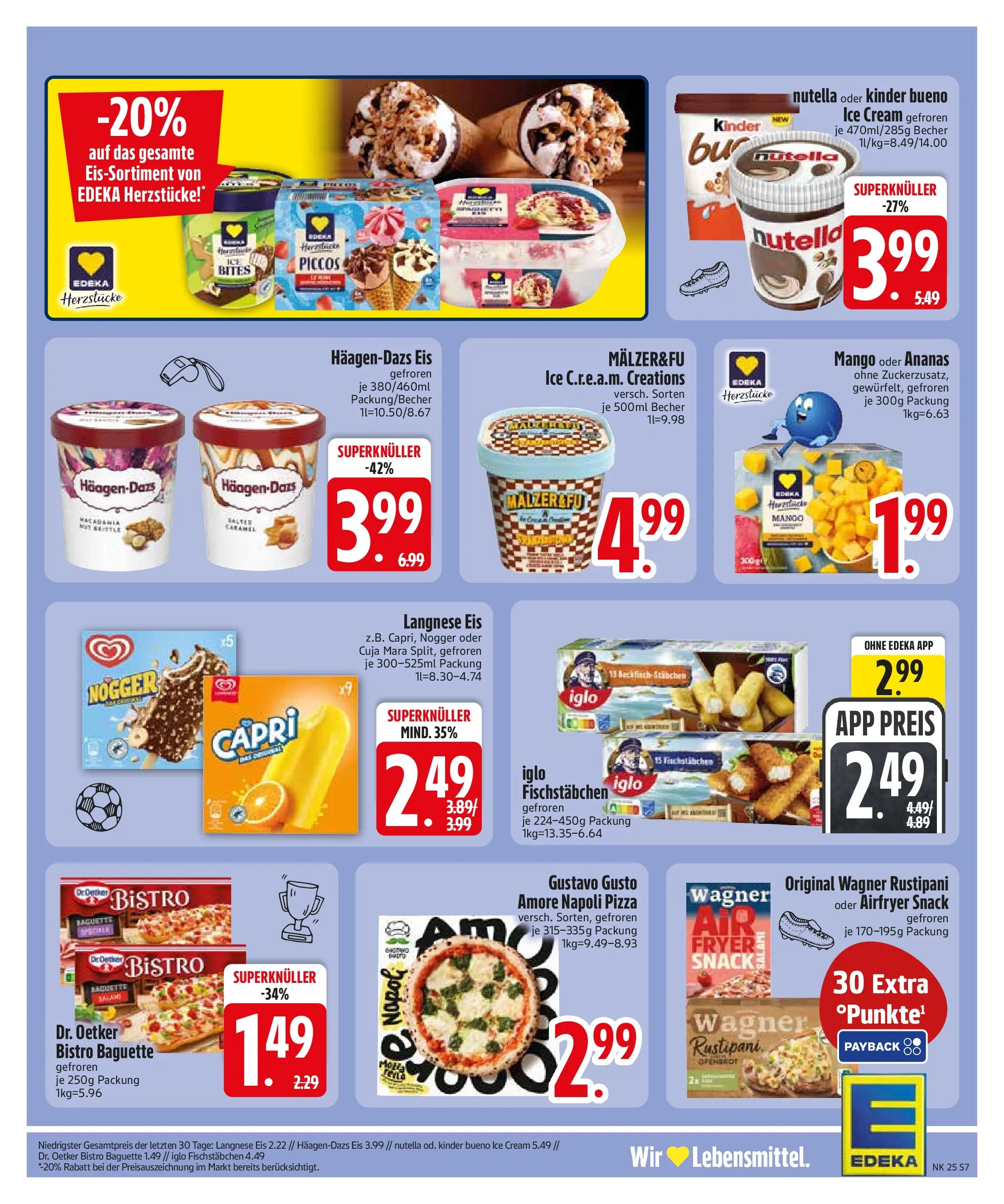 Edeka prospekt Murnau (ab 14.06.2026) » Angebote Online | Seite: 9 | Produkte: Gustavo gusto, Ananas, Mango, Eis
