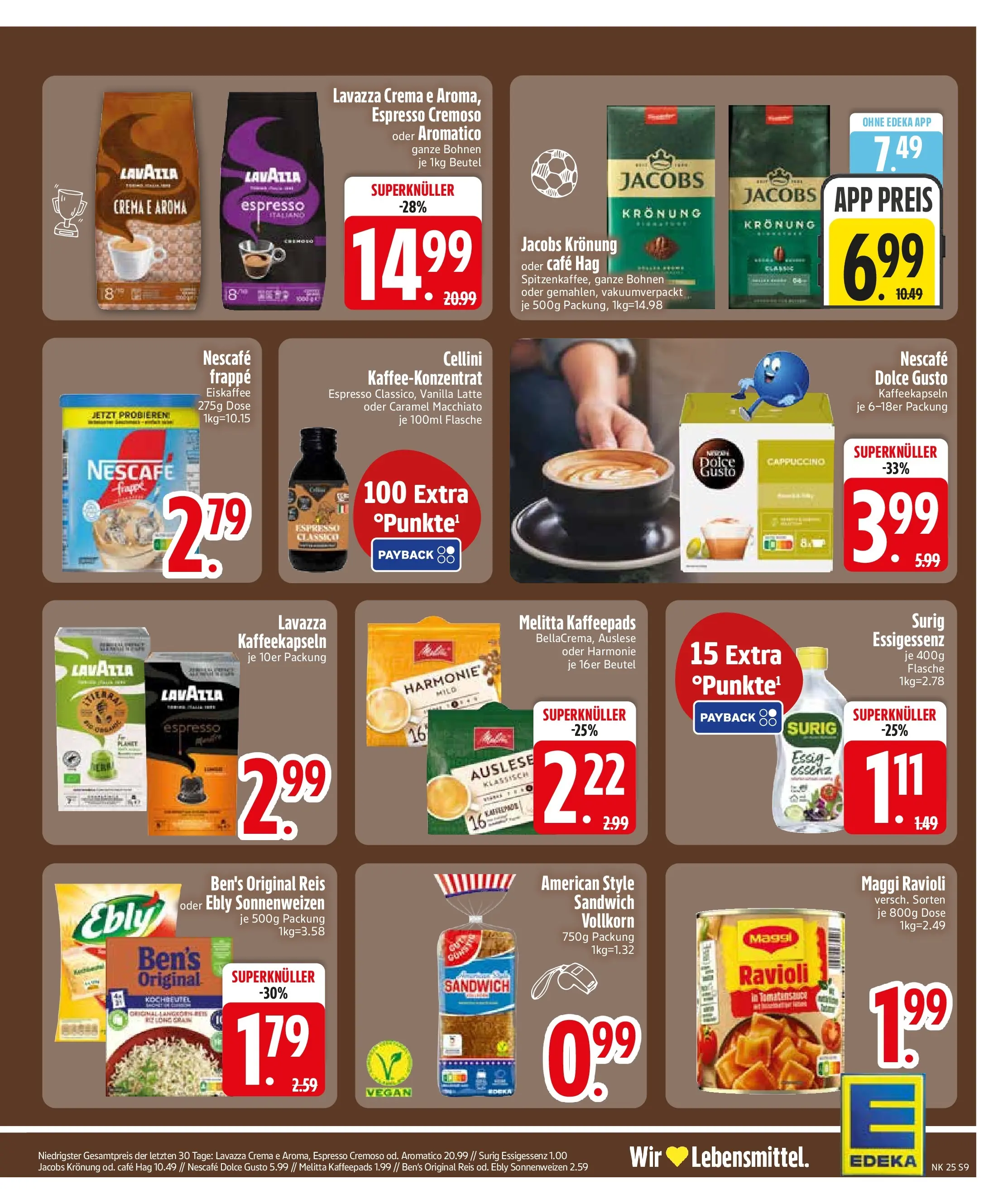 Edeka prospekt Murnau (ab 14.06.2026) » Angebote Online | Seite: 11 | Produkte: Lavazza, Maggi, Essig, Reis