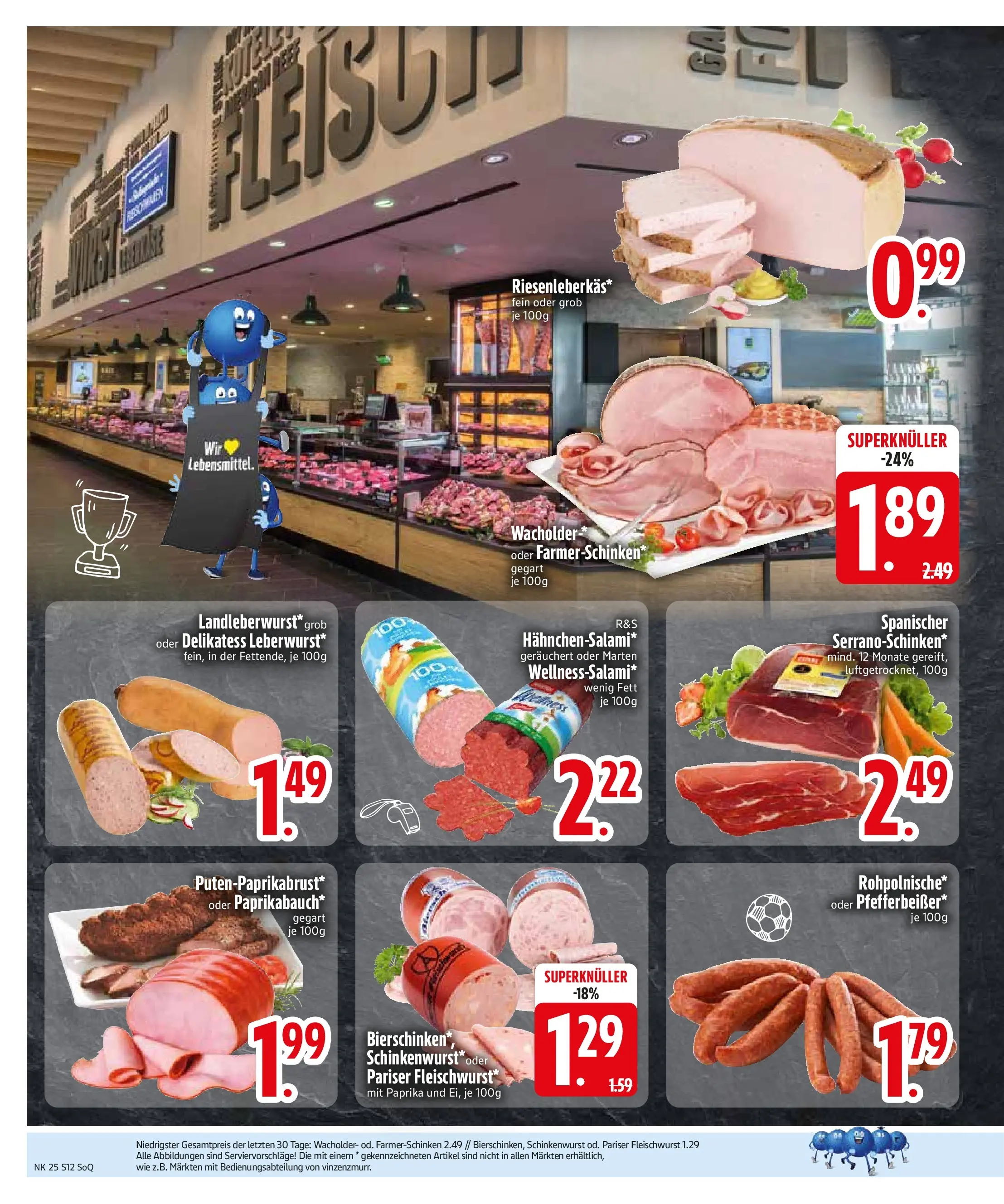 Edeka prospekt Neumarkt St. Veit (ab 14.06.2026) » Angebote Online | Seite: 14 | Produkte: Paprika, Salami