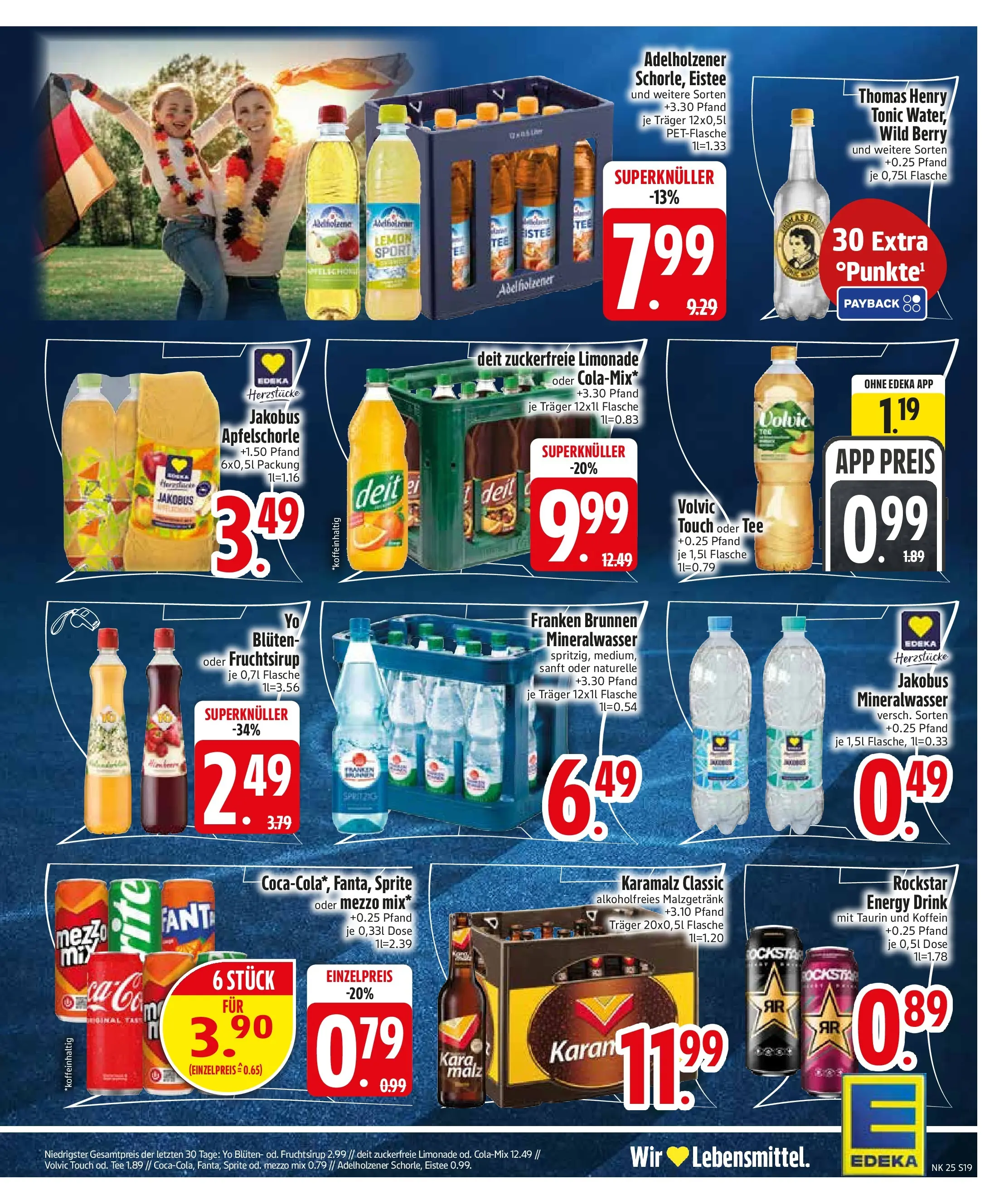 Edeka prospekt Murnau (ab 14.06.2026) » Angebote Online | Seite: 21 | Produkte: Rockstar, Mineralwasser, Apple, Tee