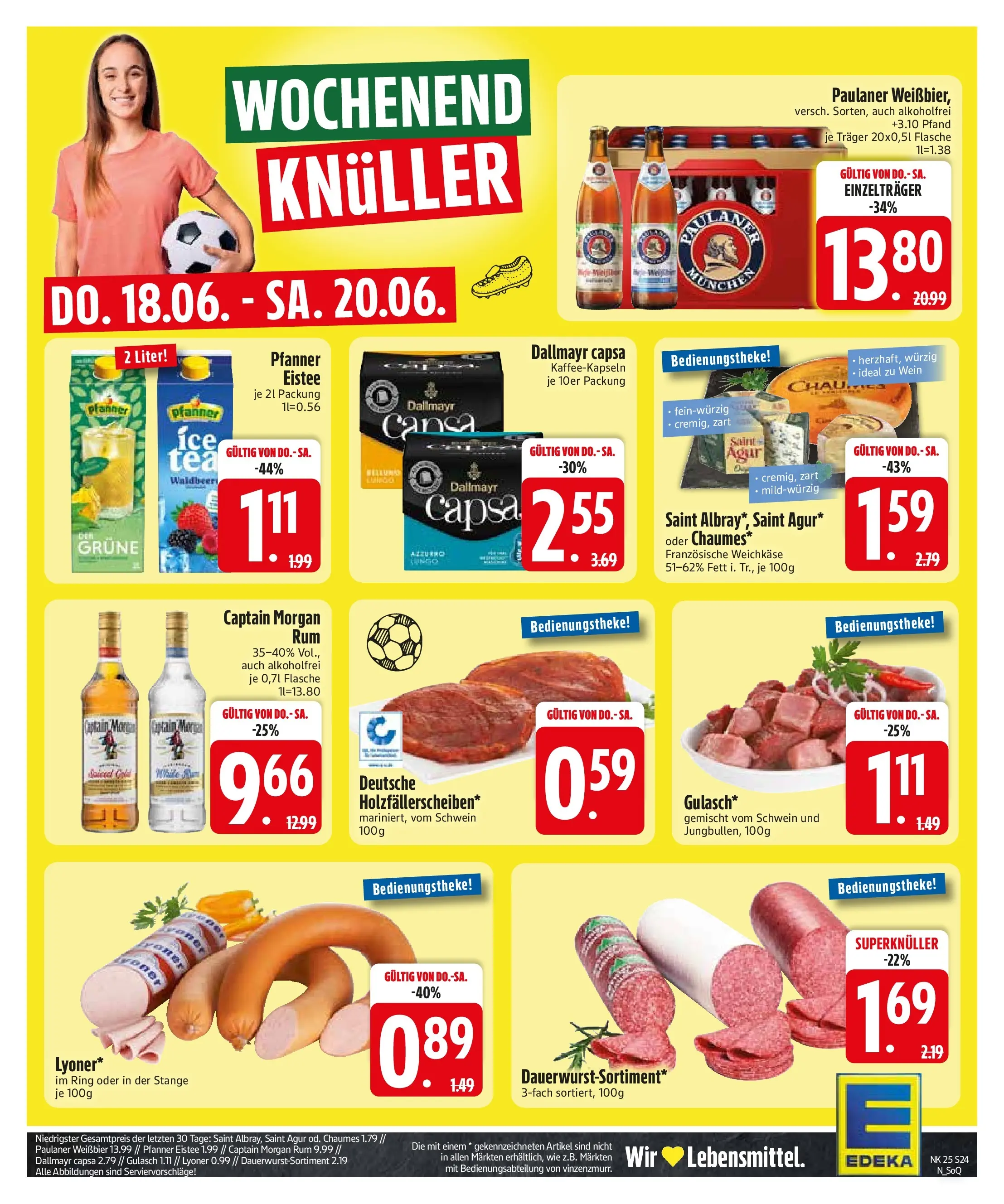 Edeka prospekt Neumarkt St. Veit (ab 14.06.2026) » Angebote Online | Seite: 26 | Produkte: Weißbier, Rum, Wein, Dallmayr capsa