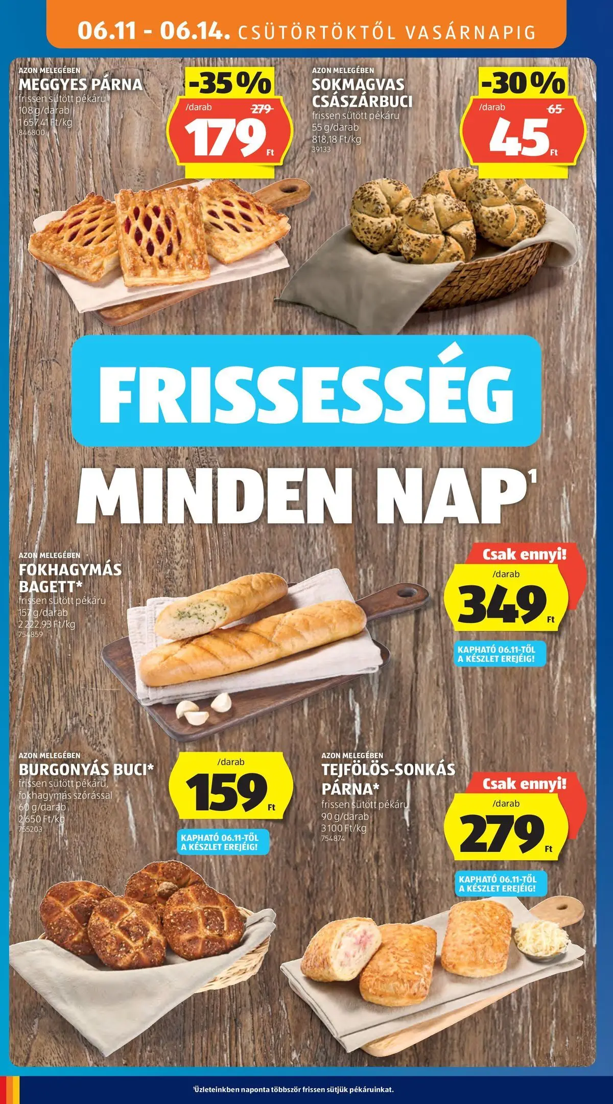 Aldi aktuális akciós újság - 2026.06.11.-tól⏳Szórólap | Oldal: 12 | Termékek: Párna Aldi aktuális akciós újság - 2026.06.11. -tól/töl > akció, lapozható szórólap 🛍️ | Oldal: 12 | Termékek: Párna