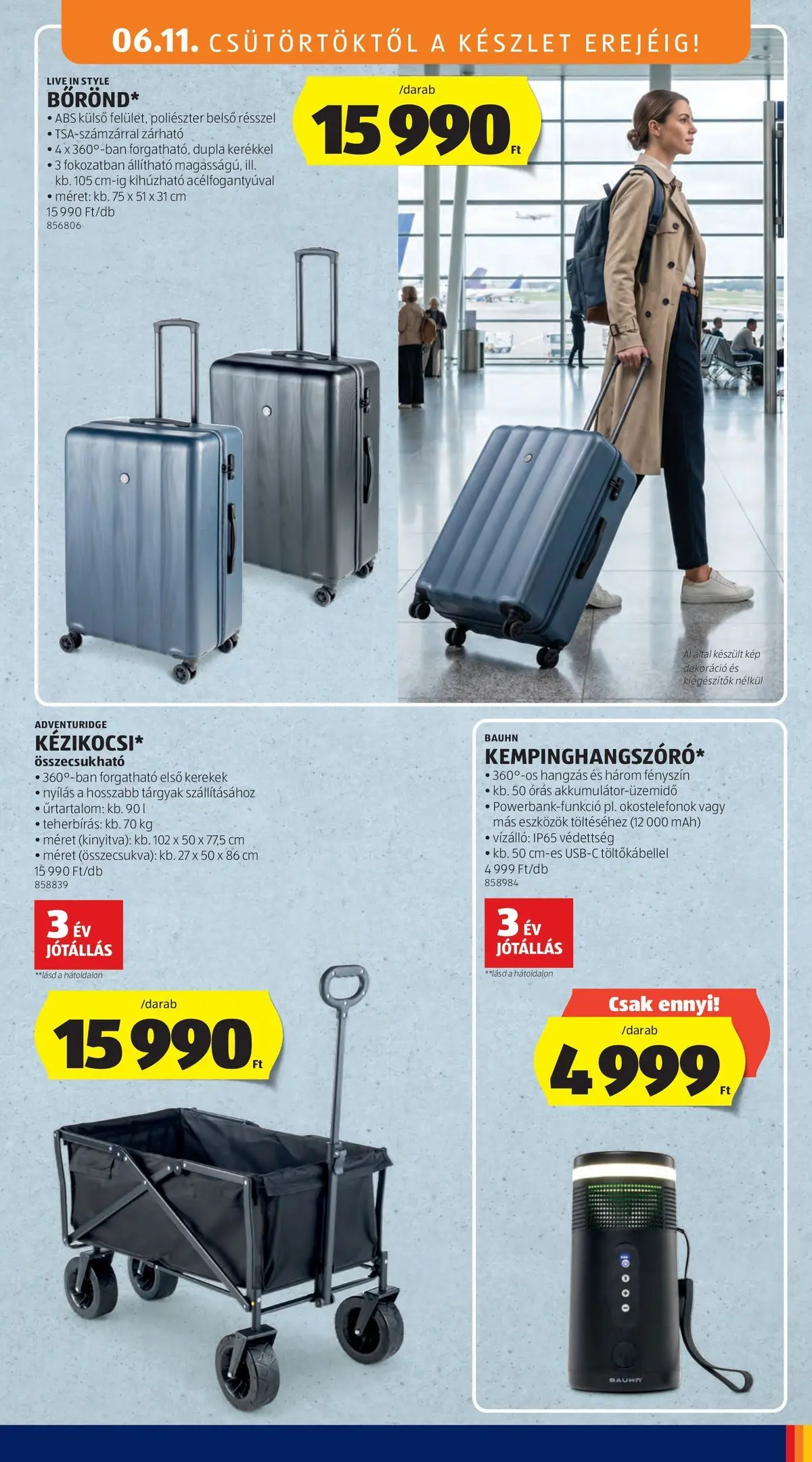 Aldi aktuális akciós újság - 2026.06.11.-tól⏳Szórólap | Oldal: 25 | Termékek: Okostelefonok, Dekoráció Aldi aktuális akciós újság - 2026.06.11. -tól/töl > akció, lapozható szórólap 🛍️ | Oldal: 25 | Termékek: Okostelefonok, Dekoráció