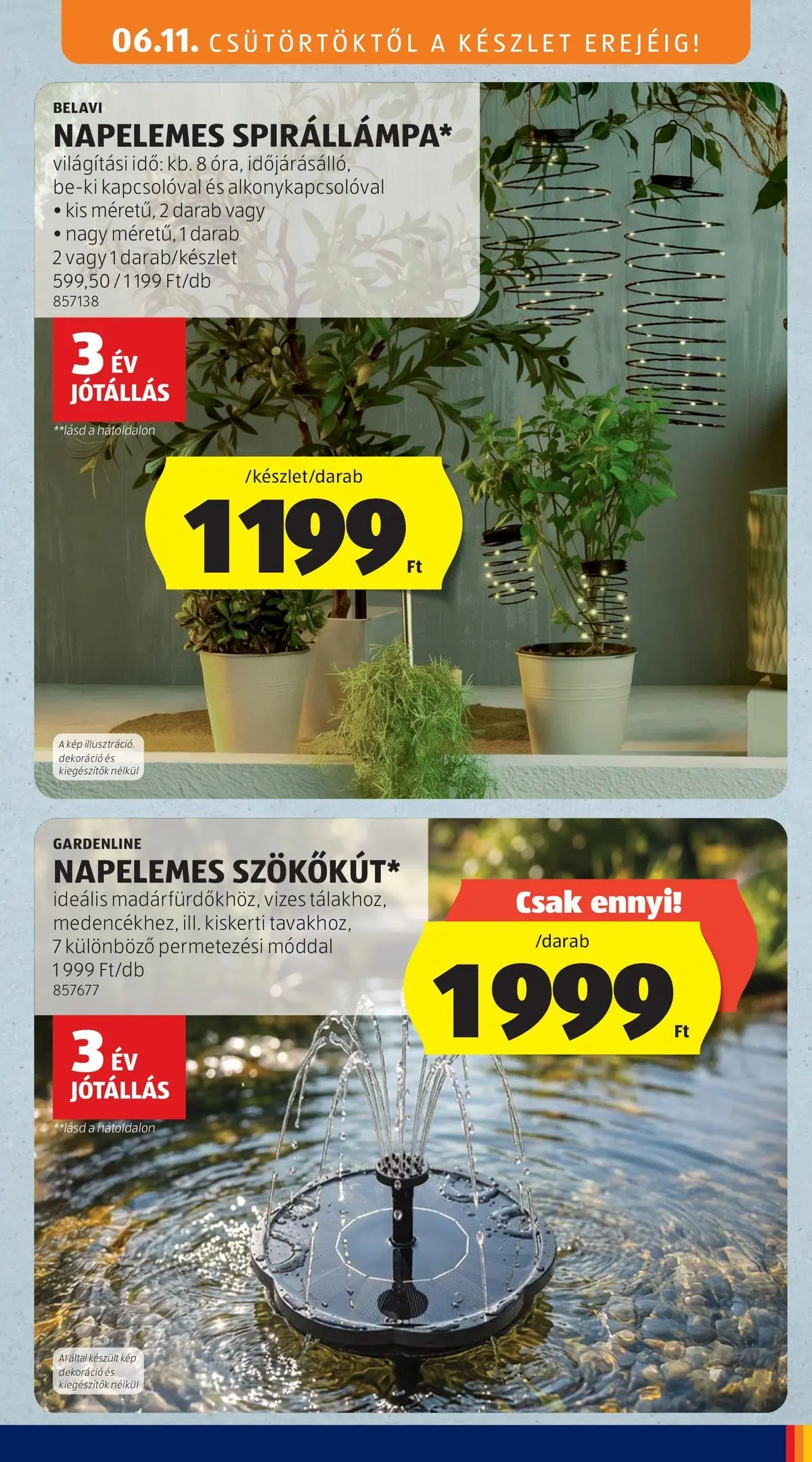 Aldi aktuális akciós újság - 2026.06.11.-tól⏳Szórólap | Oldal: 29 | Termékek: Dekoráció Aldi aktuális akciós újság - 2026.06.11. -tól/töl > akció, lapozható szórólap 🛍️ | Oldal: 29 | Termékek: Dekoráció