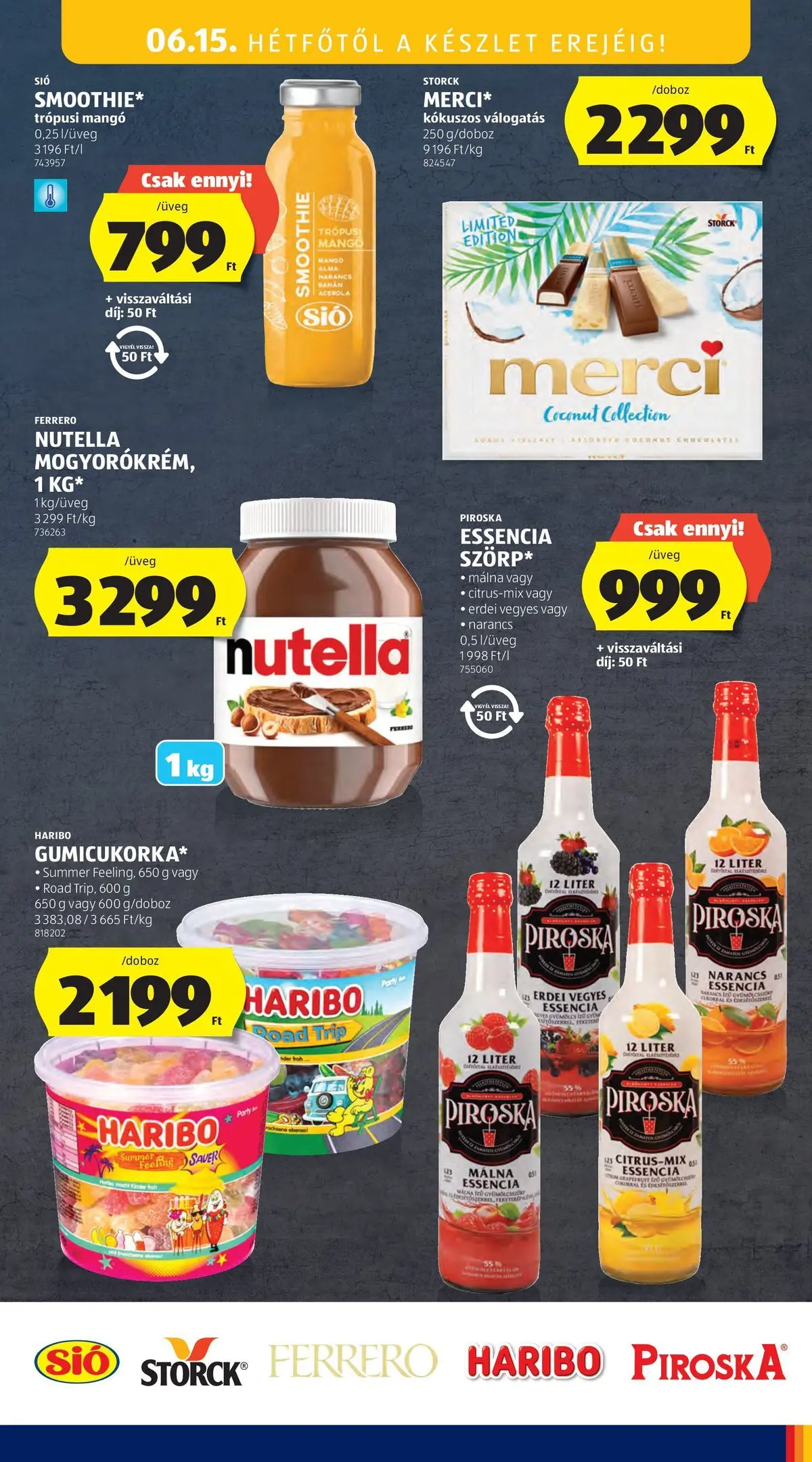 Aldi aktuális akciós újság - 2026.06.11.-tól⏳Szórólap | Oldal: 47 | Termékek: Málna, Nutella, Alma, Banán Aldi aktuális akciós újság - 2026.06.11. -tól/töl > akció, lapozható szórólap 🛍️ | Oldal: 47 | Termékek: Málna, Nutella, Alma, Banán