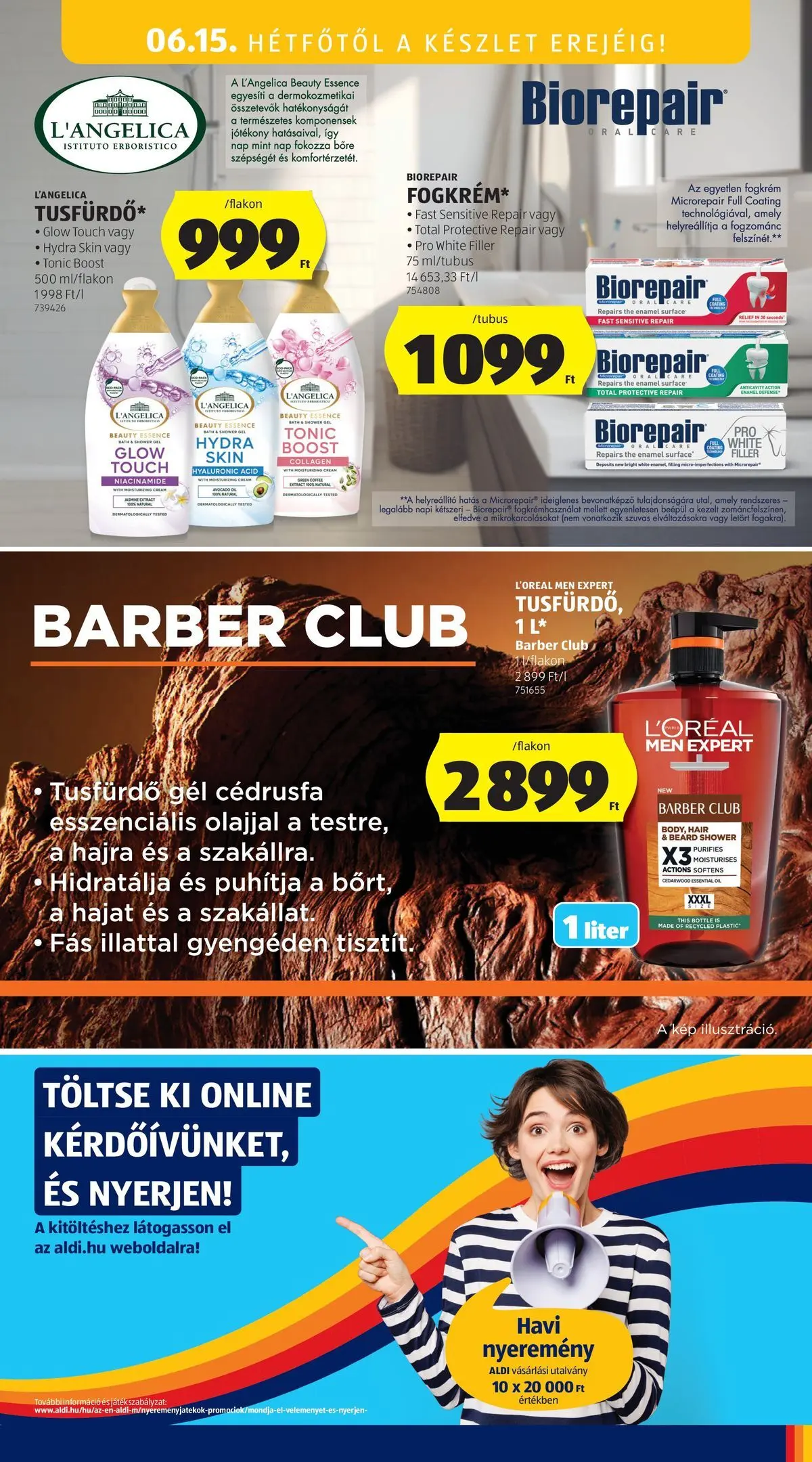 Aldi aktuális akciós újság - 2026.06.11.-tól⏳Szórólap | Oldal: 53 | Termékek: Tonic, Játék, Tusfürdő, Fogkrém Aldi aktuális akciós újság - 2026.06.11. -tól/töl > akció, lapozható szórólap 🛍️ | Oldal: 53 | Termékek: Tonic, Játék, Tusfürdő, Fogkrém