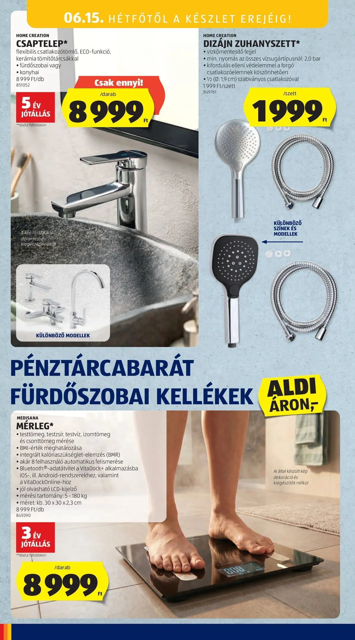 Aldi aktuális akciós újság - 2026.06.11.-tól⏳Szórólap | Oldal: 54 | Termékek: Dekoráció Aldi aktuális akciós újság - 2026.06.11. -tól/töl > akció, lapozható szórólap 🛍️ | Oldal: 54 | Termékek: Dekoráció