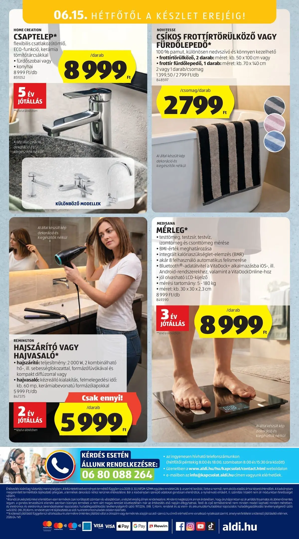 Aldi aktuális akciós újság - 2026.06.11.-tól⏳Szórólap | Oldal: 56 | Termékek: Szőlő, Hajvasaló, Óra, Dekoráció Aldi aktuális akciós újság - 2026.06.11. -tól/töl > akció, lapozható szórólap 🛍️ | Oldal: 56 | Termékek: Szőlő, Hajvasaló, Óra, Dekoráció