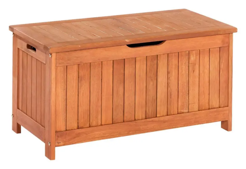 Kissenbox BxHxT: 88x45x45 cm Echtholz