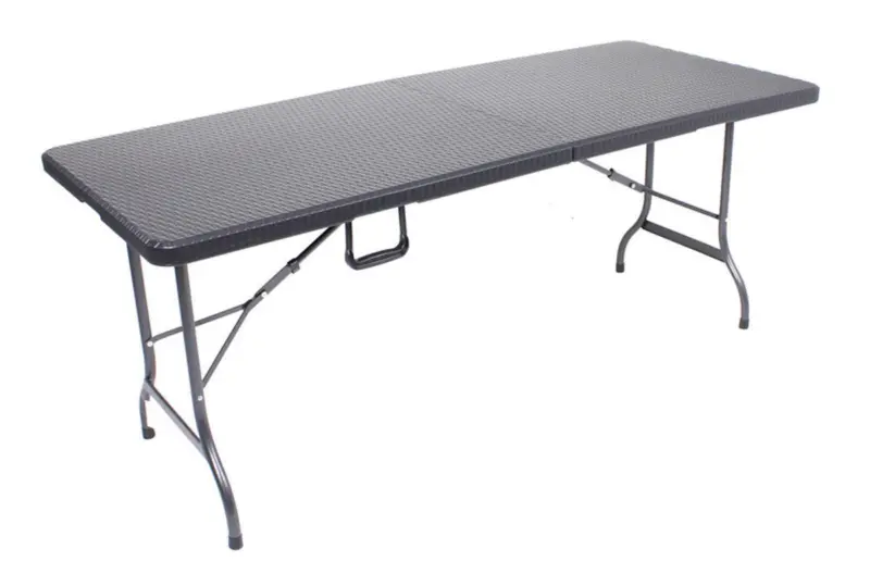 Gartenklapptisch Ventana ca. 180x75 cm Schwarz