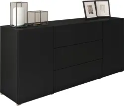 Sideboard Berlin 150 Schwarz ca. 150x68x38,5cm