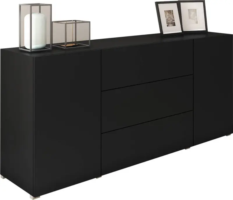Sideboard Berlin 150 Schwarz ca. 150x68x38,5cm