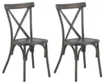 m&ouml;max Dornbirn - Ihr Trendm&ouml;belhaus in Dornbirn Gartenstuhl 2er-Set Tablas ca. 48x88x48 cm Schwarz
