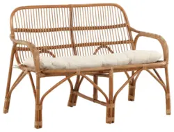 Loungsofa Nella Rattan ca. 130x93x82 cm