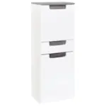 M&ouml;belix Midischrank mit T&uuml;rd&auml;mpfer Siena 40cm Wei&szlig;/Eiche Dekor