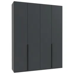 DREHT&Uuml;RENSCHRANK New York Graphitfarben B:180cm